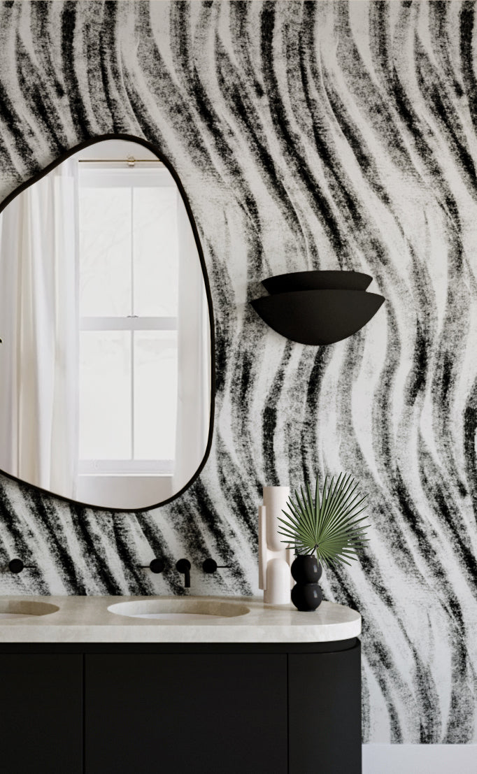 Western Trail© Wallpaper in Alabaster