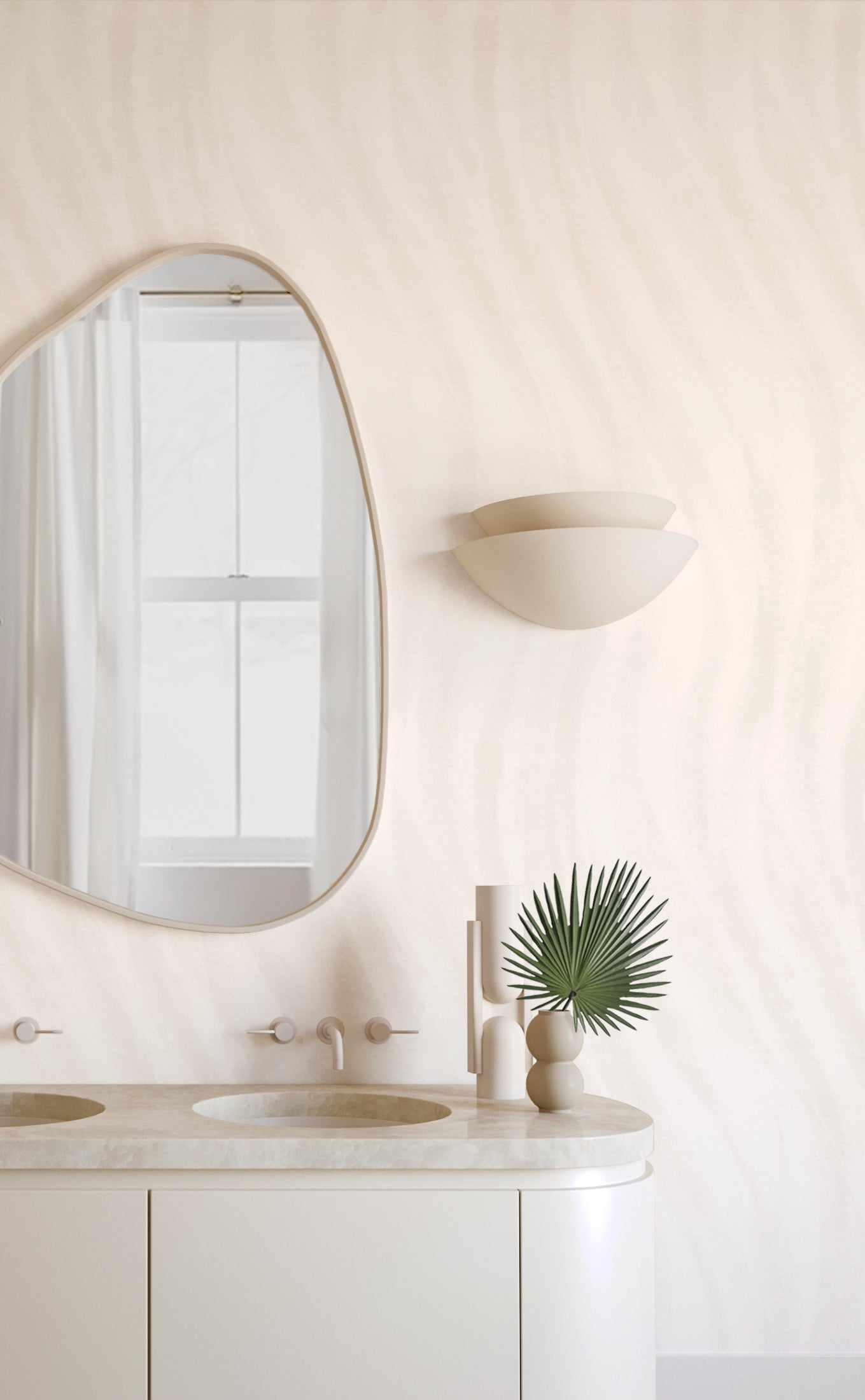 Western Trail© Wallpaper in Milk