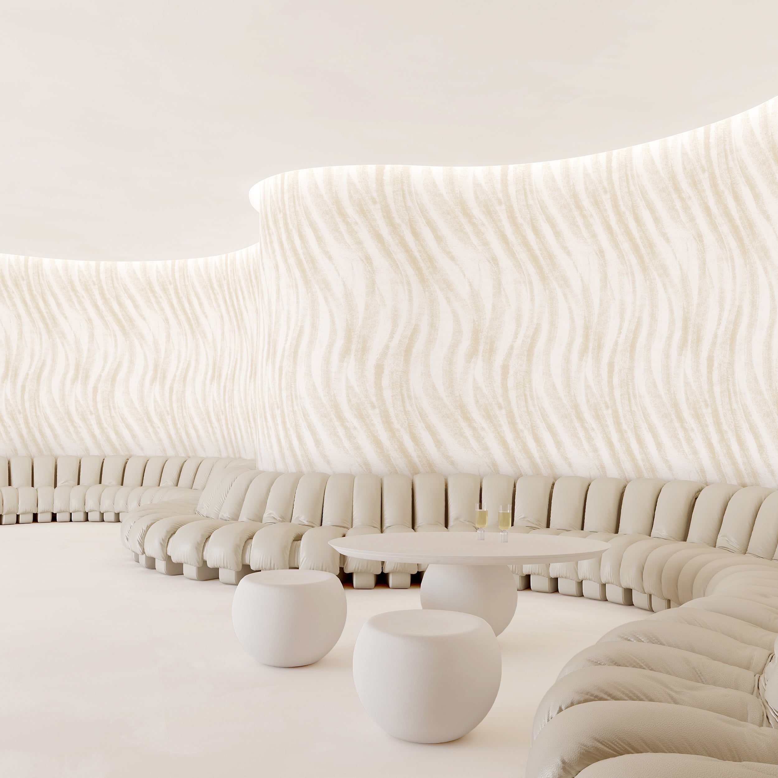 Western Trail© Wallpaper in Sand