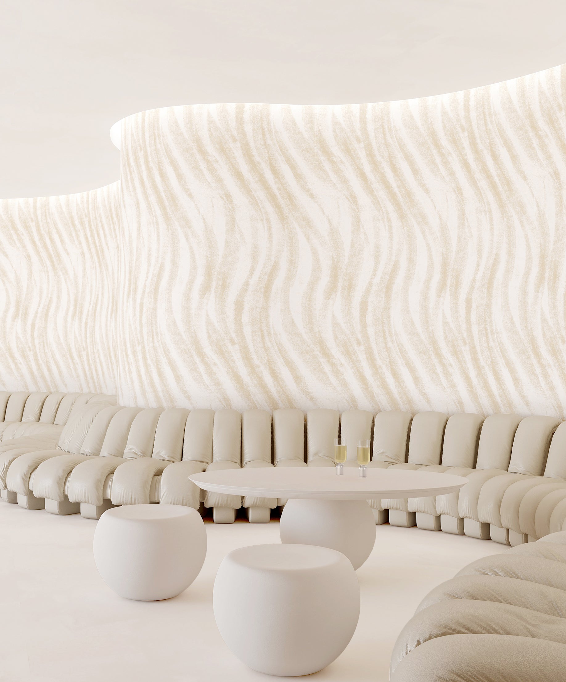 Western Trail© Wallpaper in Sand