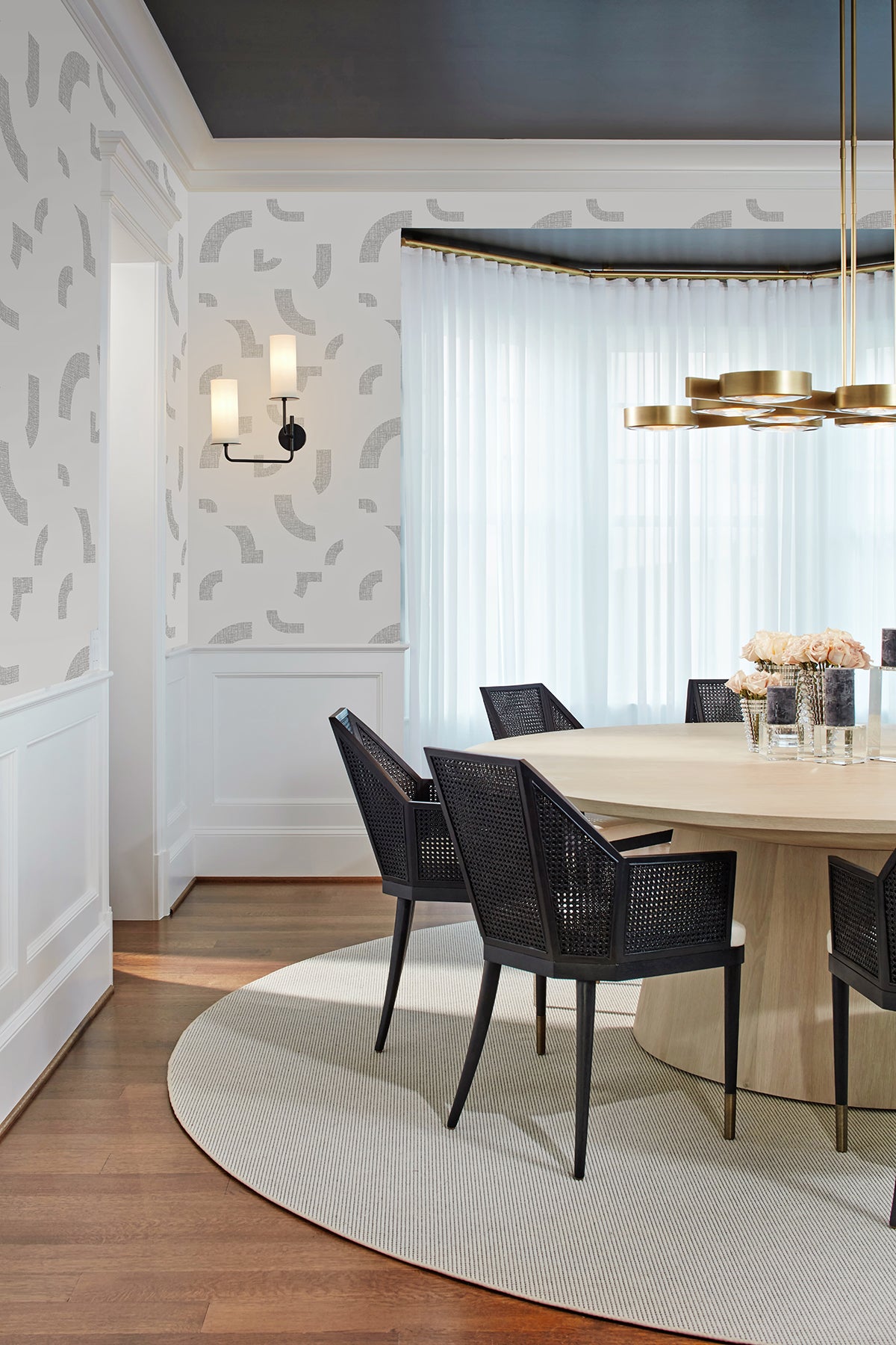 Crosshatch© Wallpaper in Grey