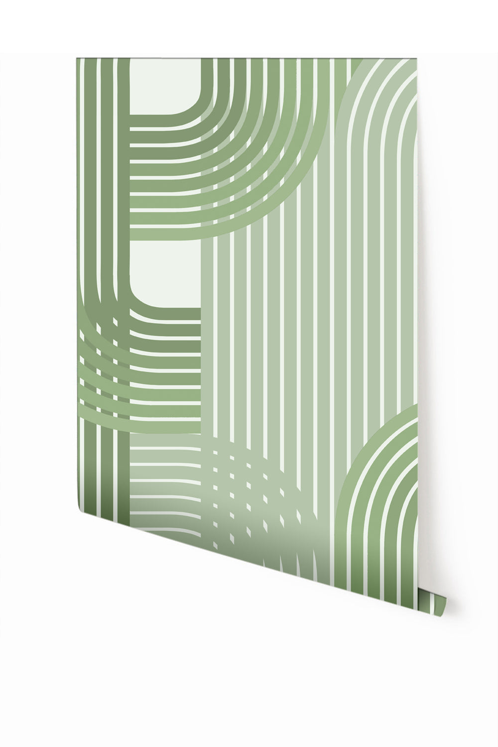 Raceway© Wallpaper in Avocado