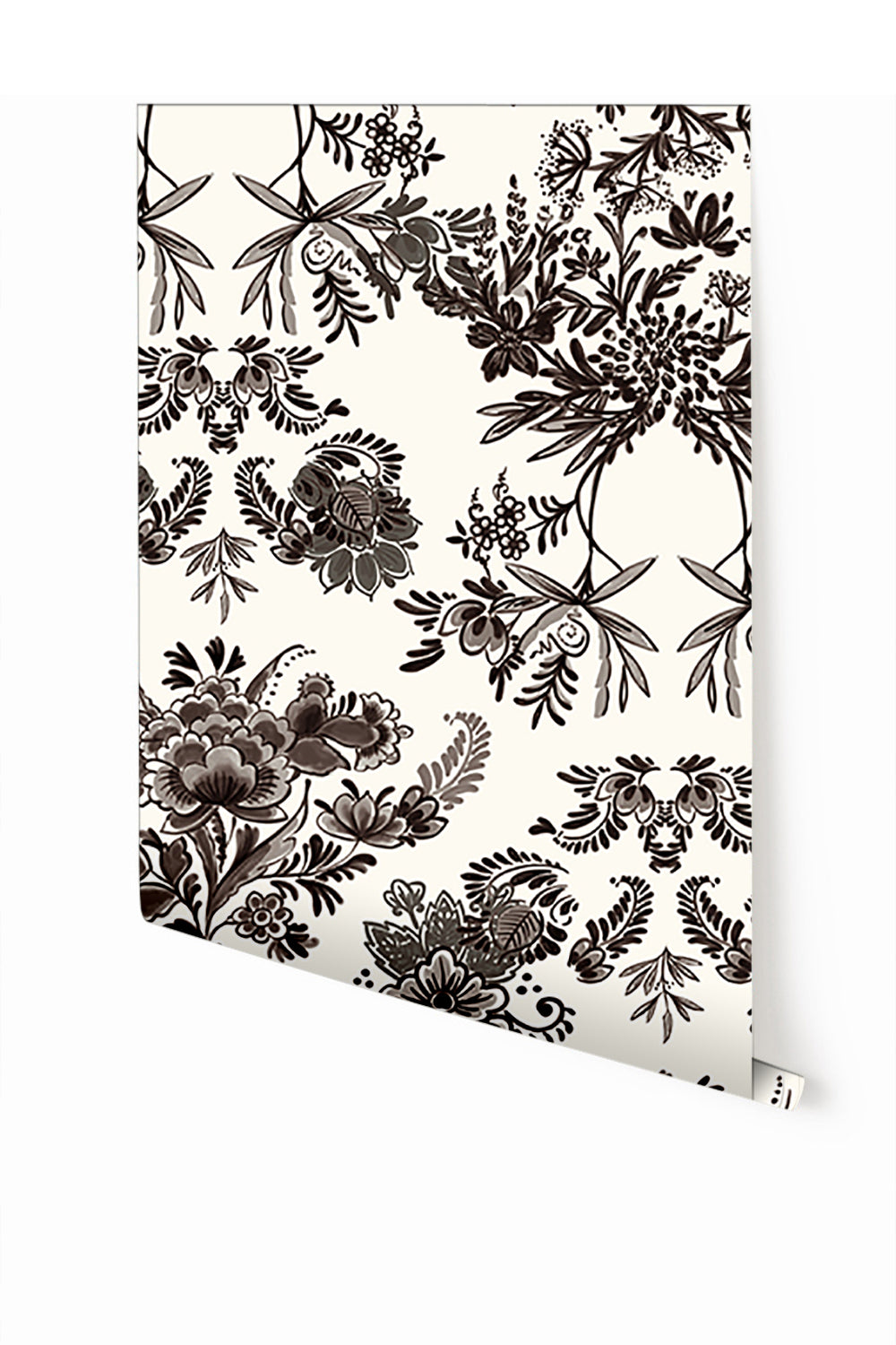 Delft© Mural Wallpaper in Black