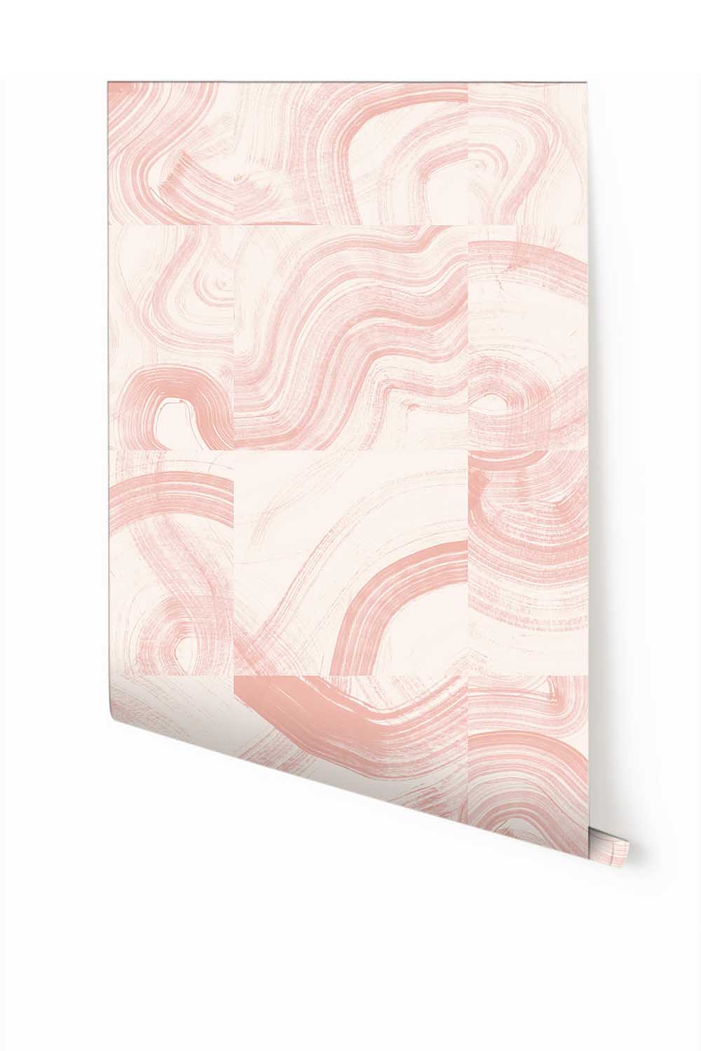 Sediment #3© Wallpaper in Blush