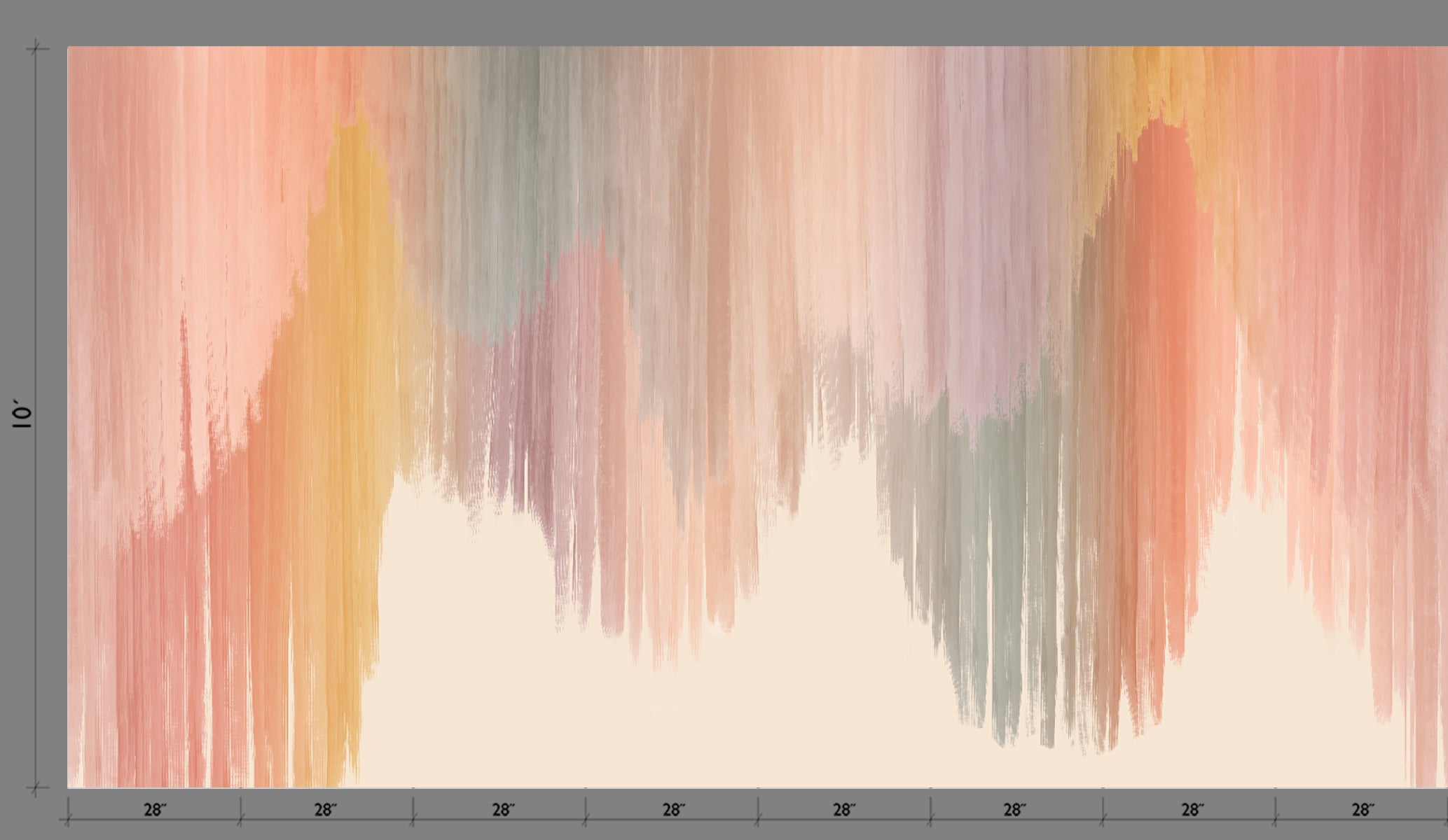 Wavelength© Mural Wallpaper in Bomboleo