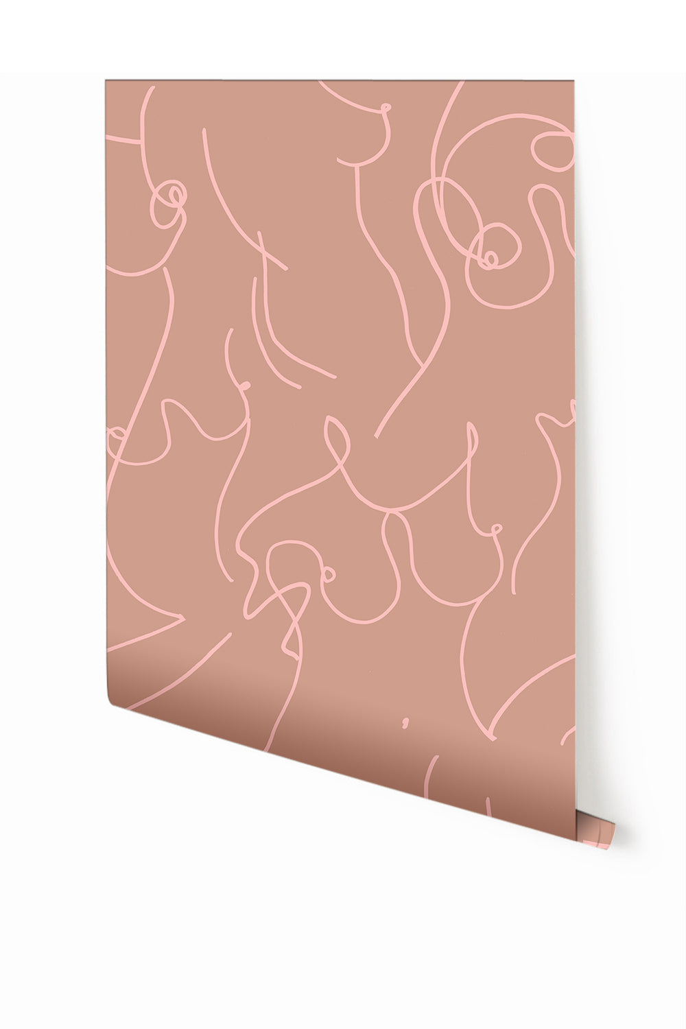 Bosom© Wallpaper in Terracotta