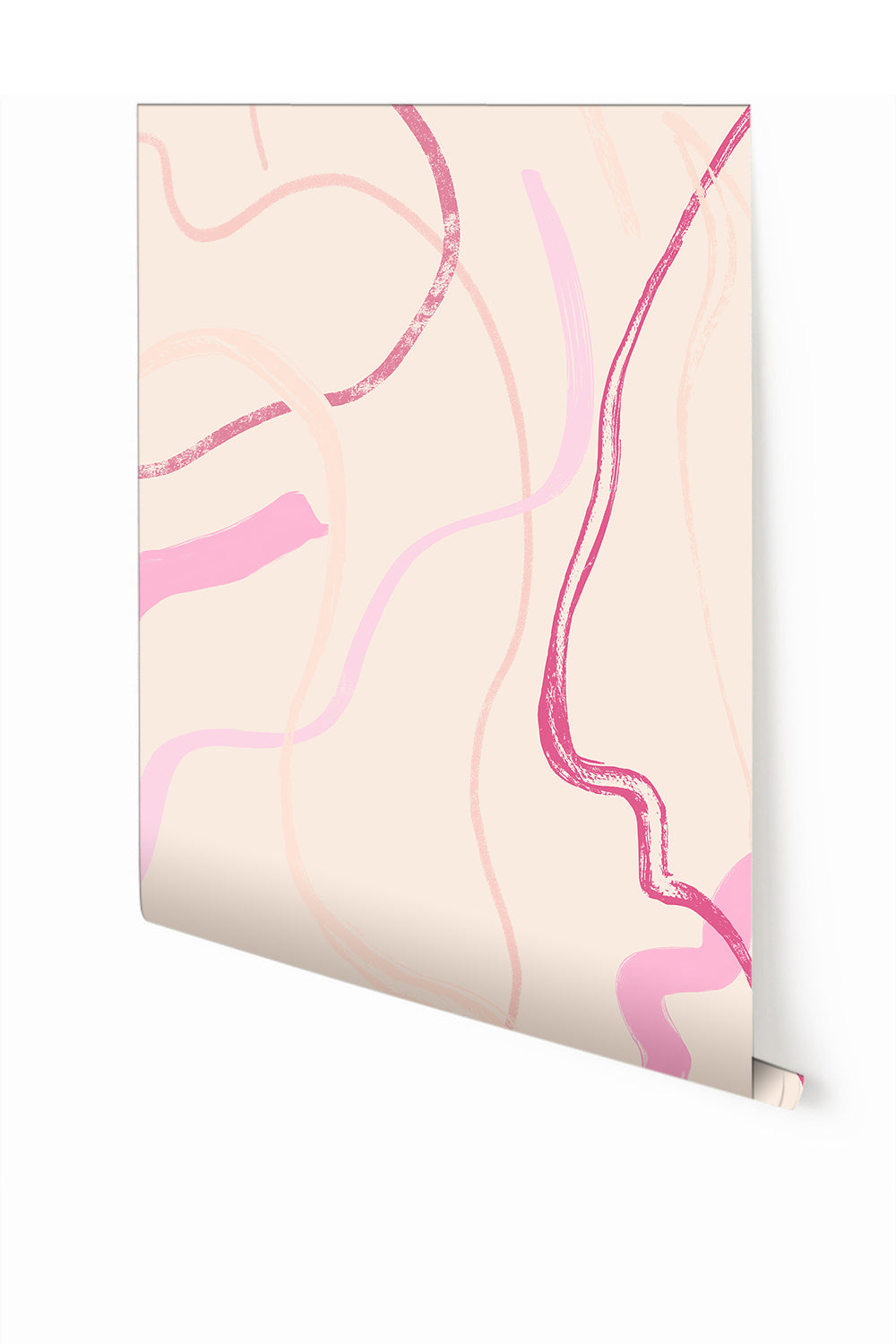 Terrain© Mural Wallpaper in Bubblegum