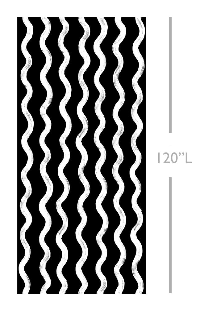 Cassette© Wallpaper in Charcoal Black