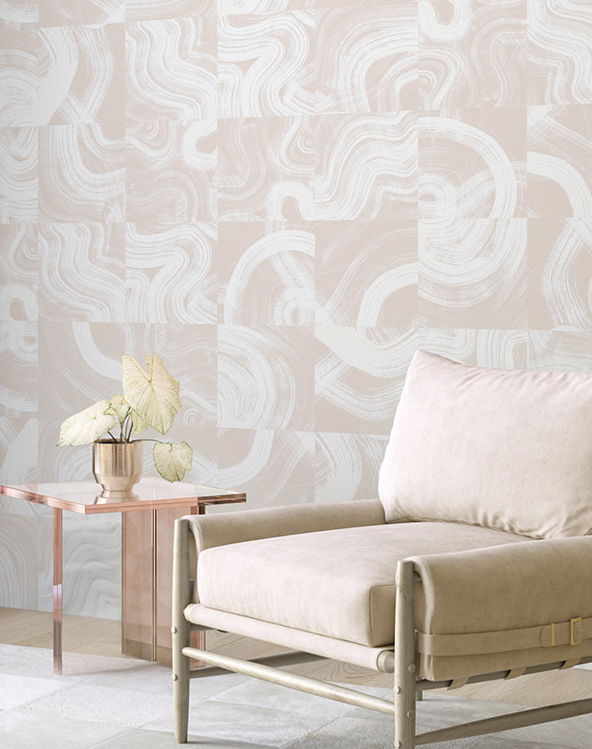 Sediment #3© Wallpaper in Beige