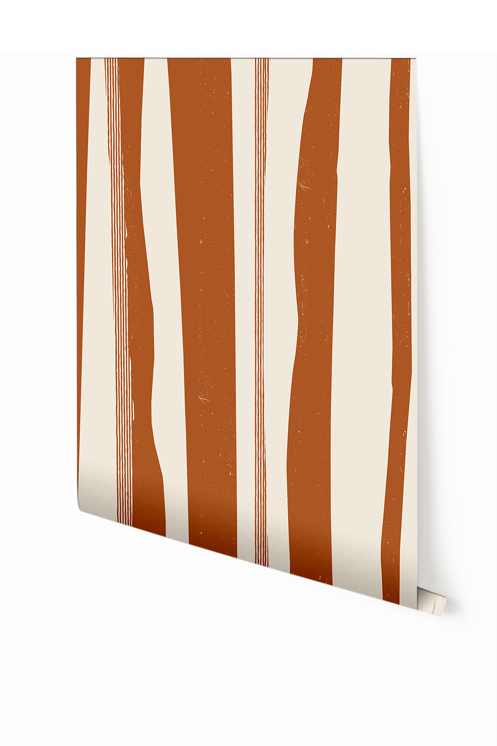 Longitude© Mural Wallpaper in Clay