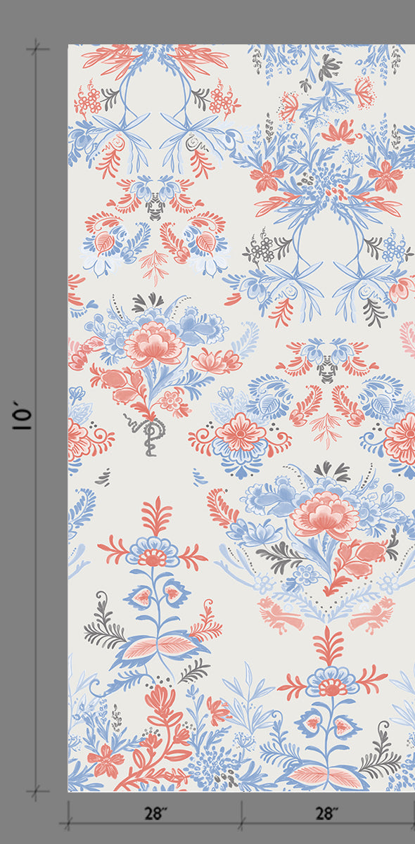 Delft© Mural Wallpaper in Multicolor