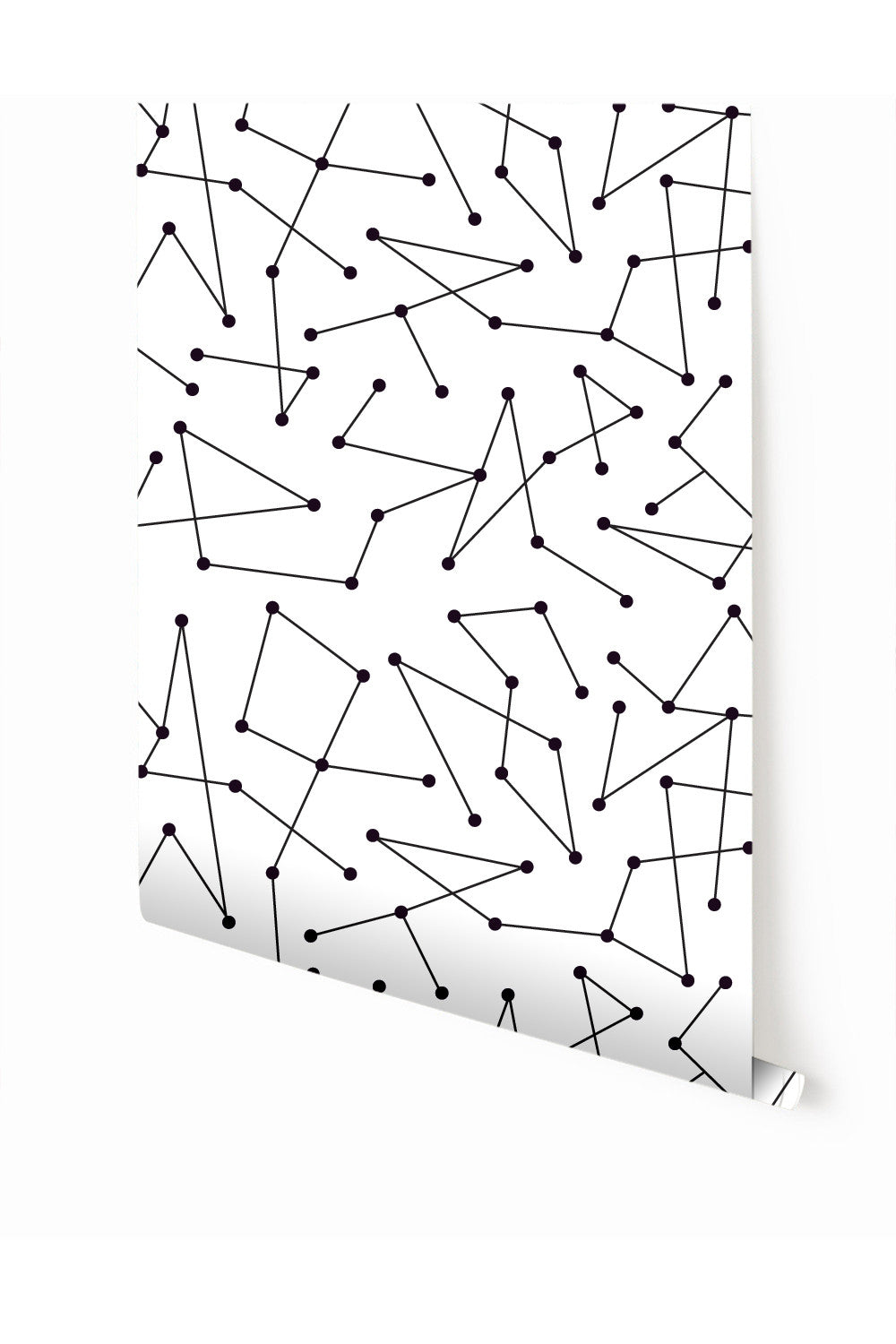 Dot to Dot© Wallpaper in Black + White