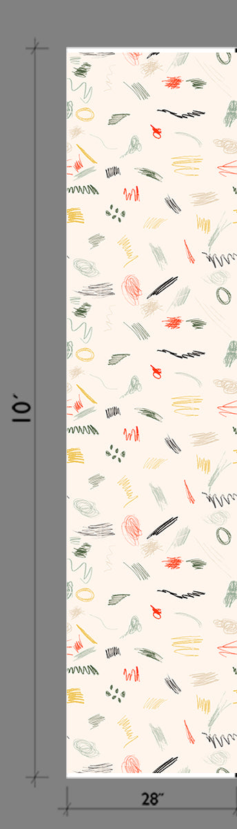 Scribble© Wallpaper in Eames