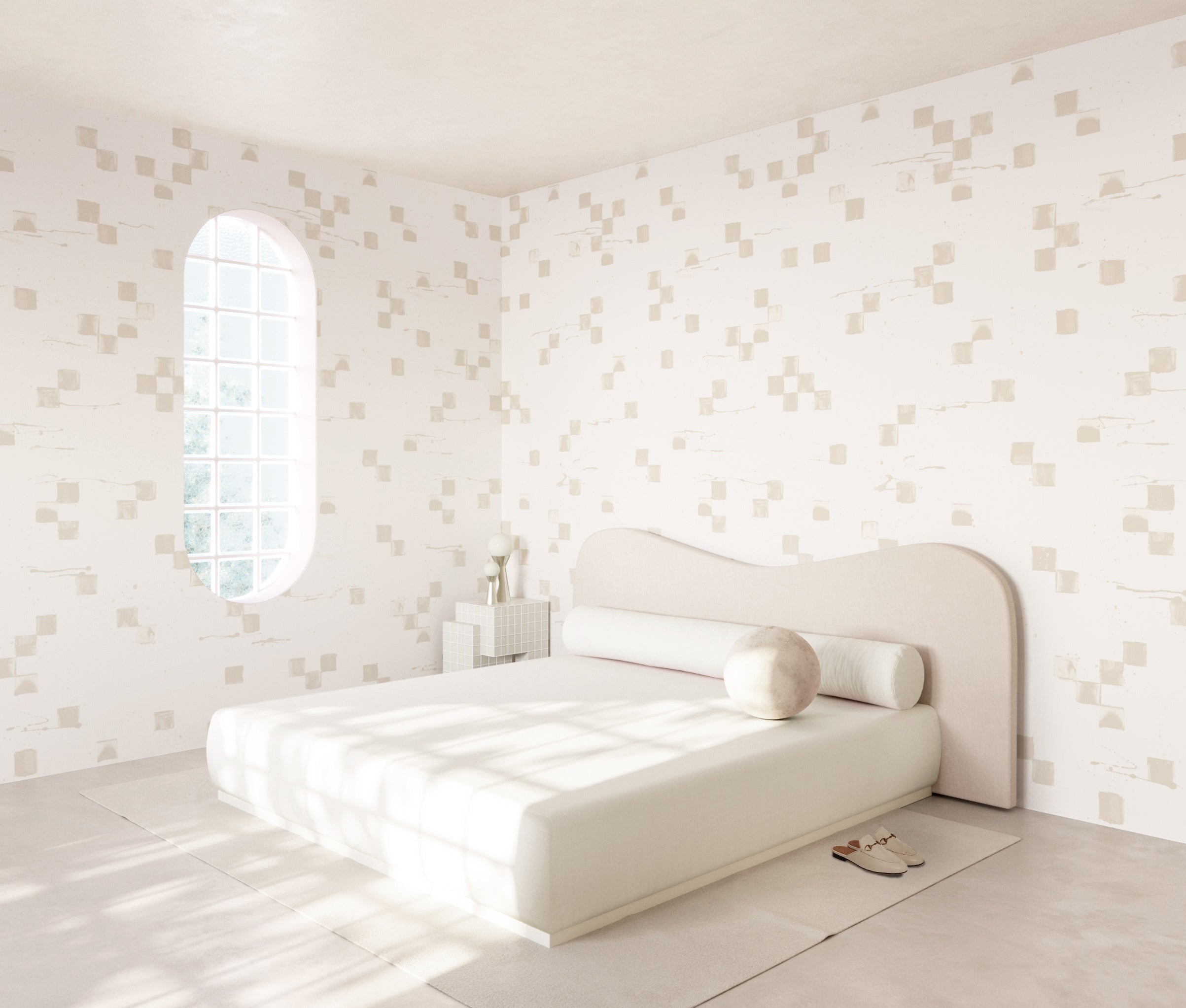 Finali© Wallpaper in Cremé