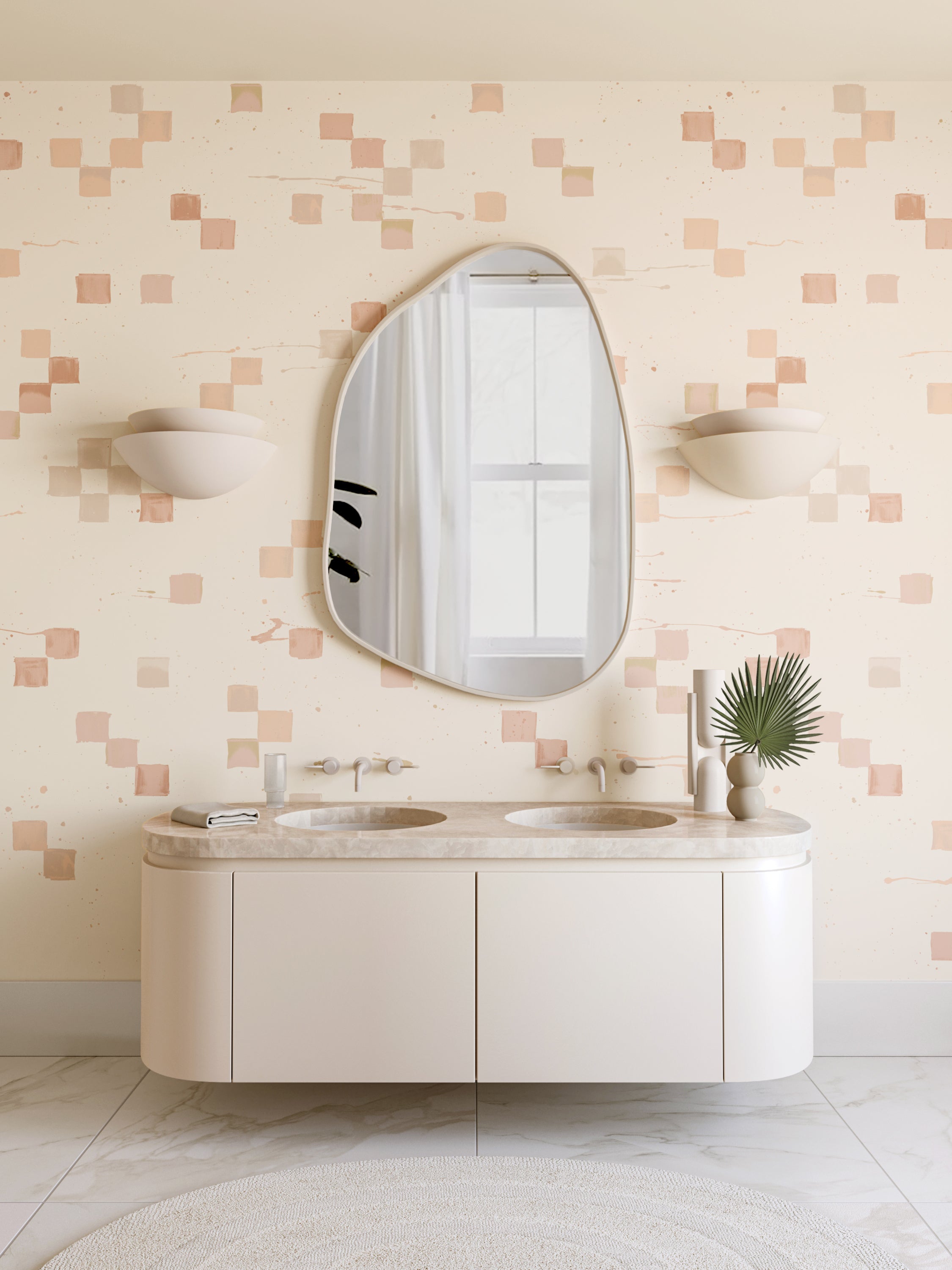 Finali© Wallpaper in Rosebud