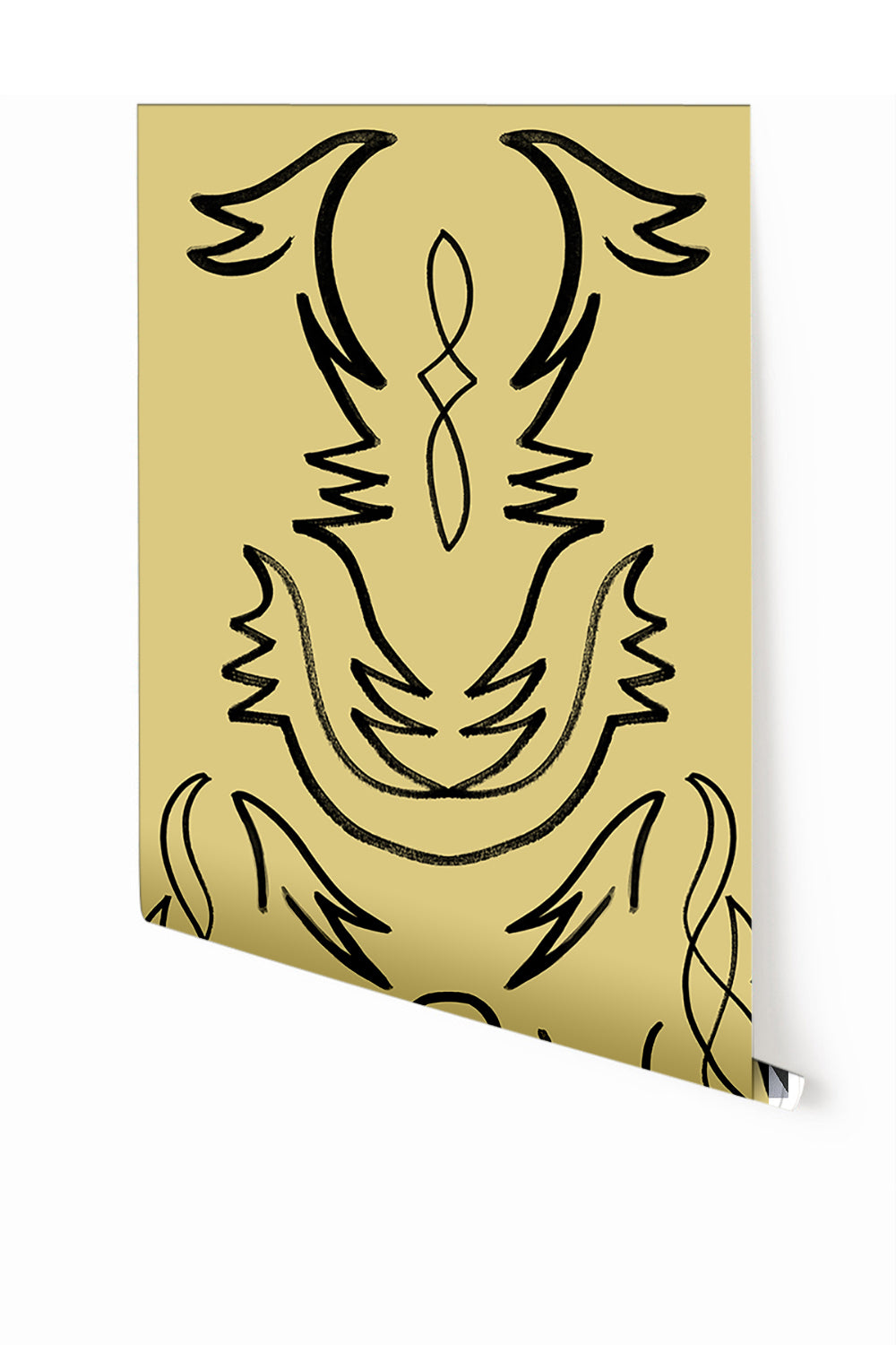 Side Saddle© Wallpaper in Gold Rush