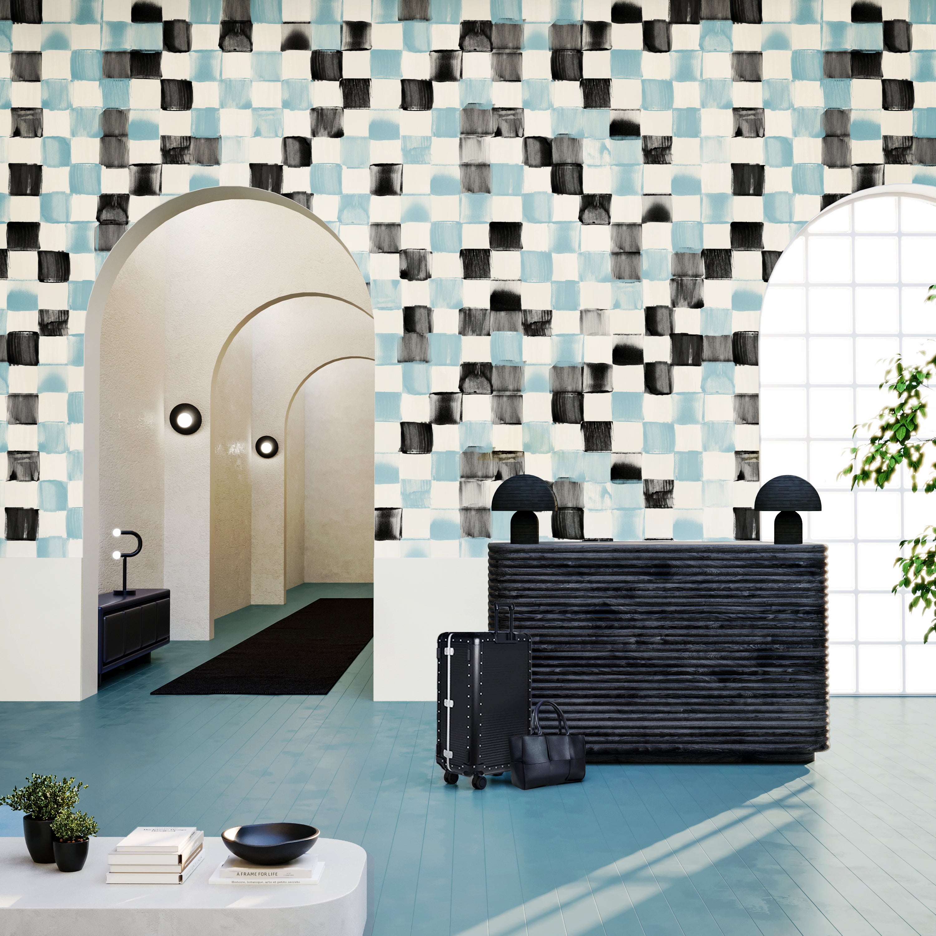 Grande© Wallpaper in Ice