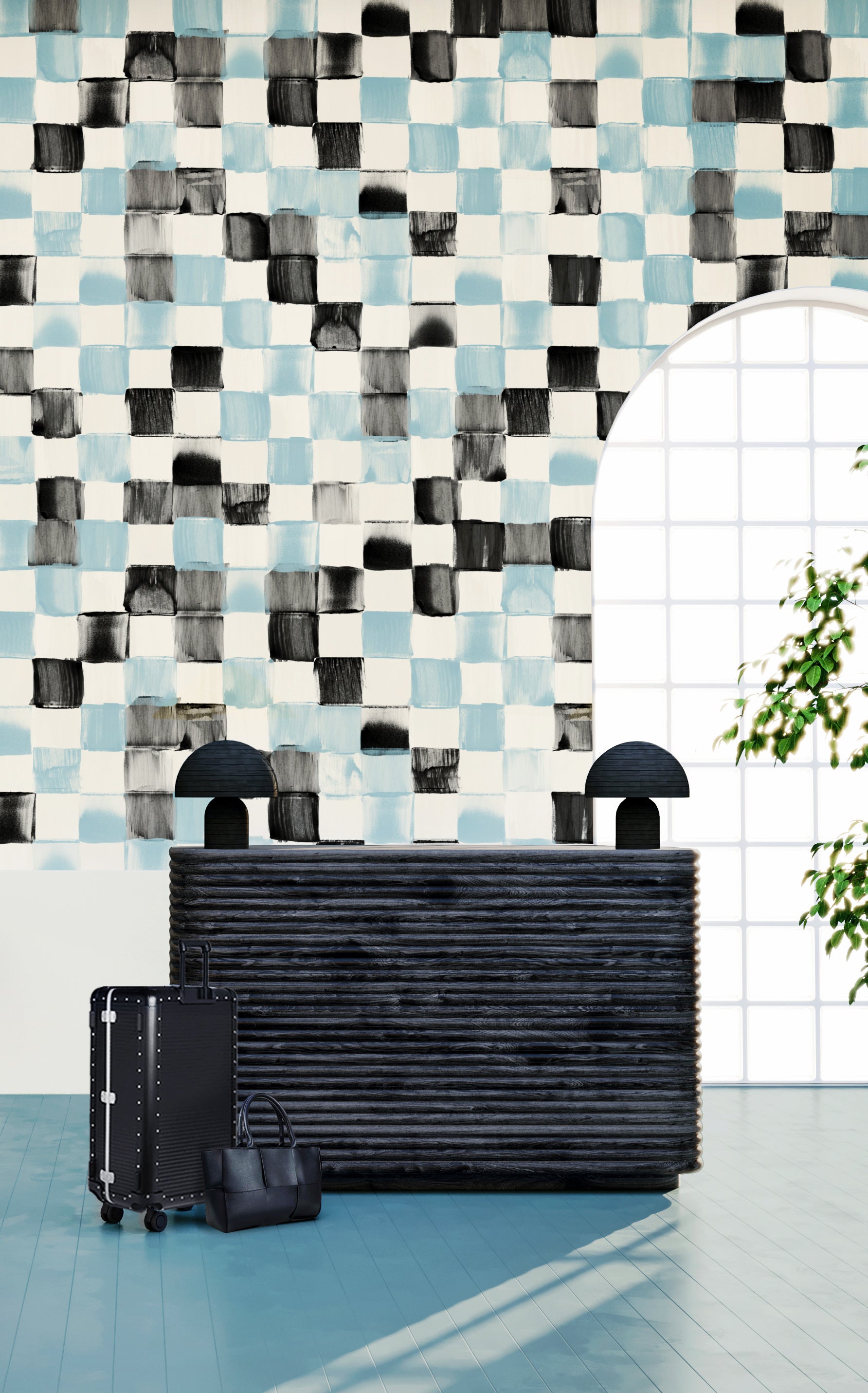 Grande© Wallpaper in Ice