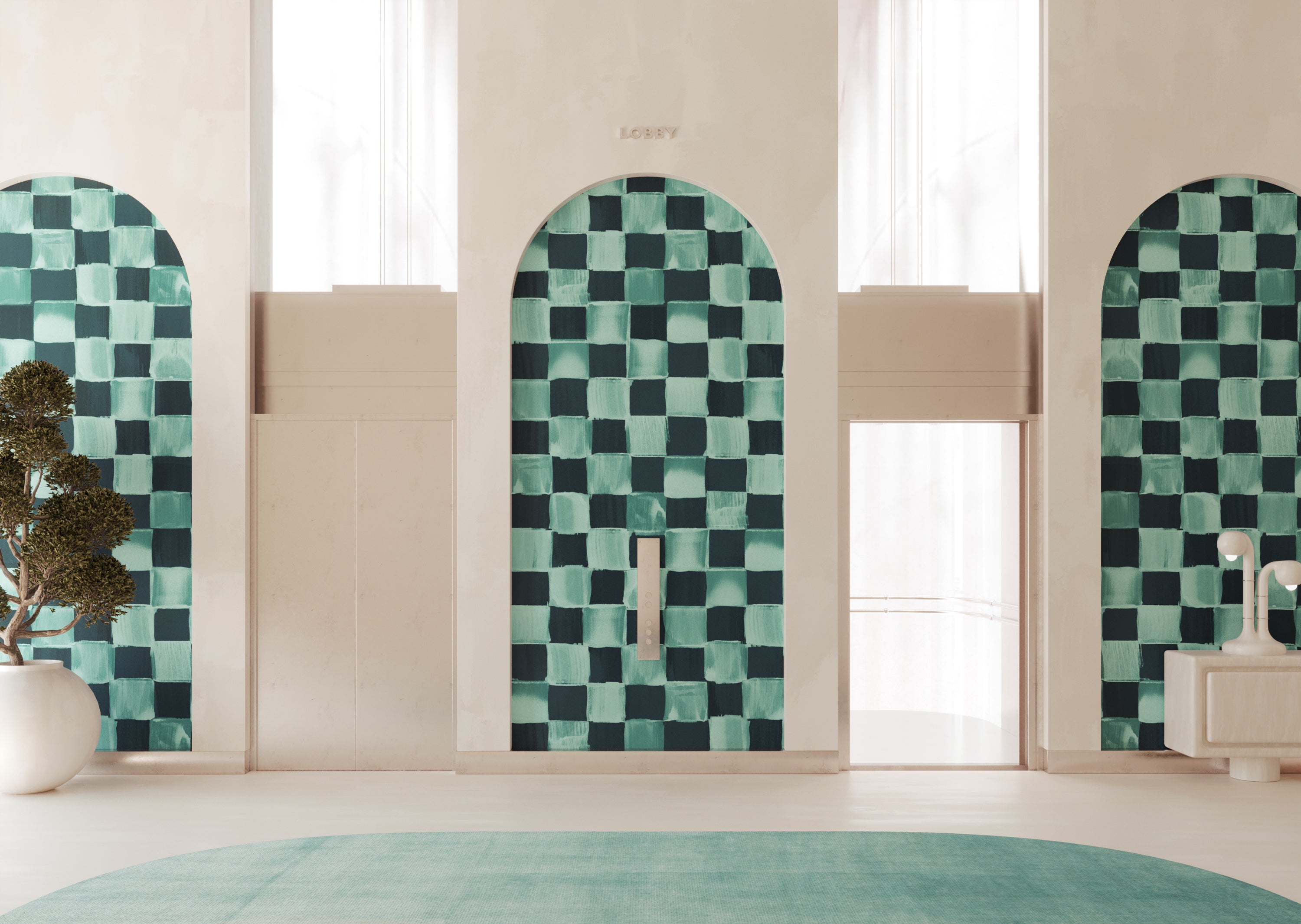 Grande© Wallpaper in Triton