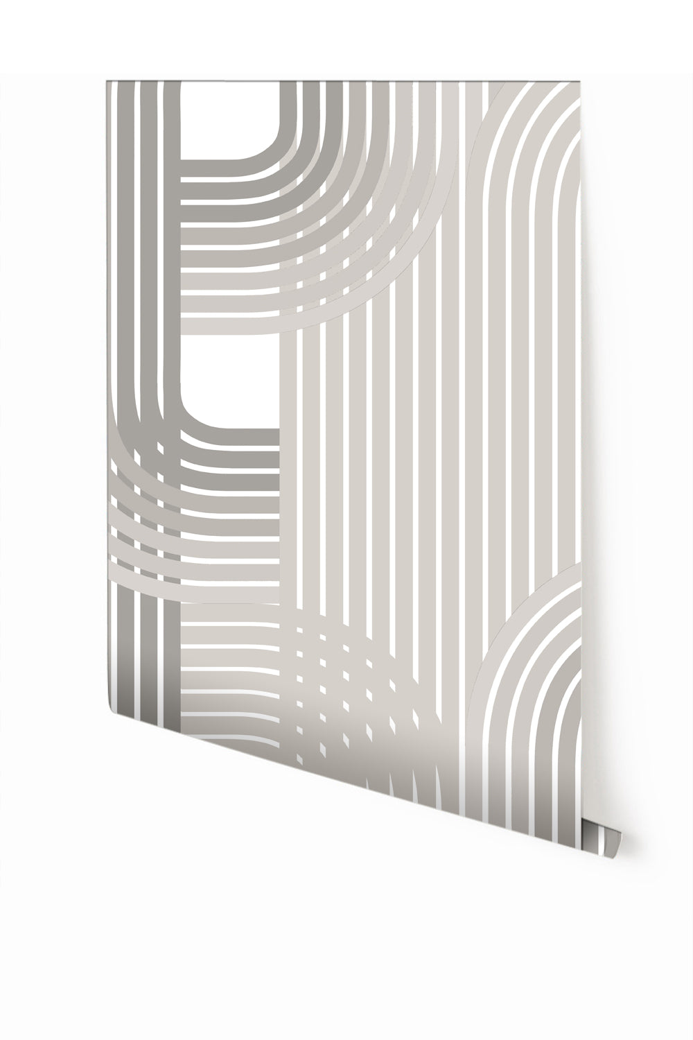 Raceway© Wallpaper in Grey