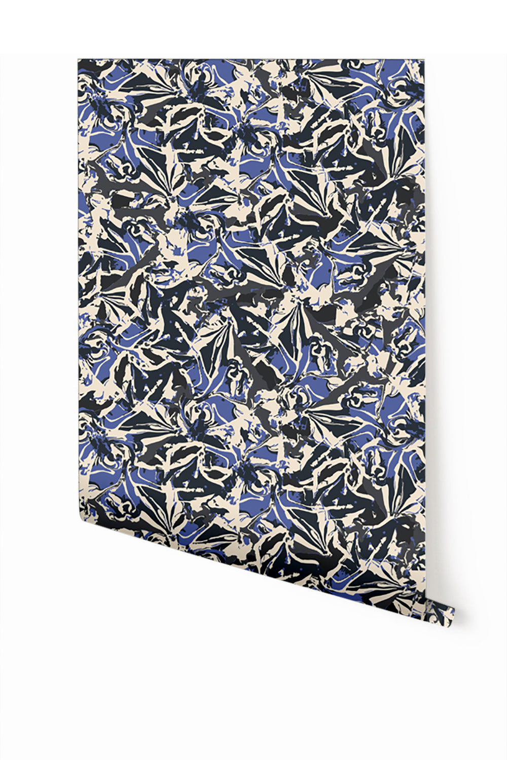 Iris© Wallpaper in Indigo