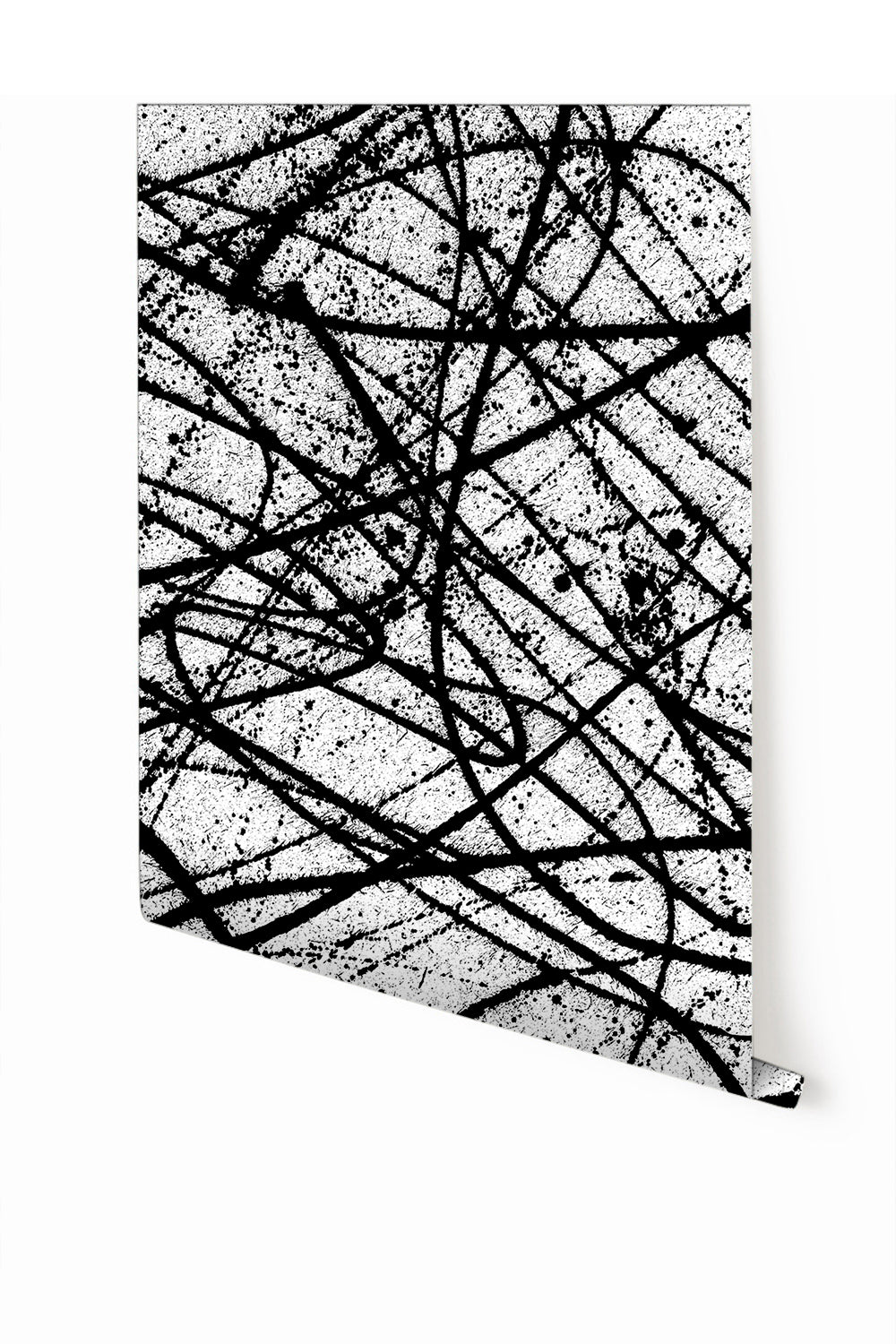 Lady Luck© Mural Wallpaper in Black + White