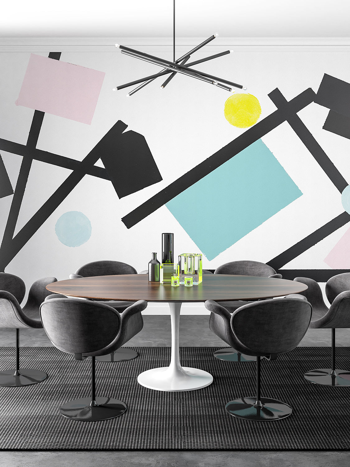 Match Point© Mural Wallpaper