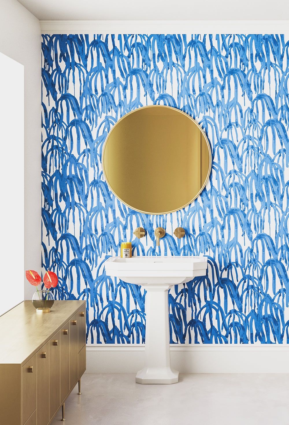 Kelp© Wallpaper in Blue