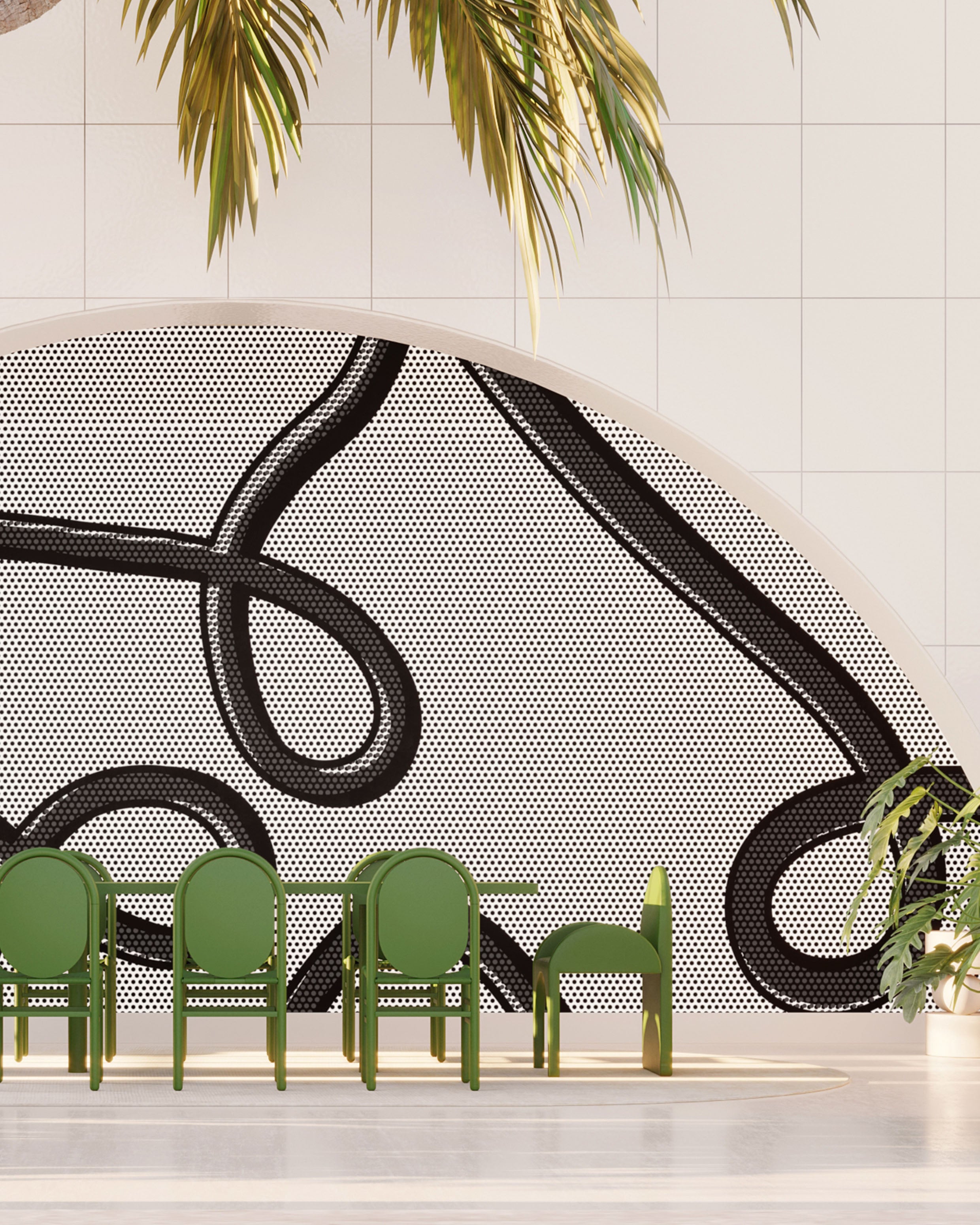 McFly© Mural Wallpaper in Black