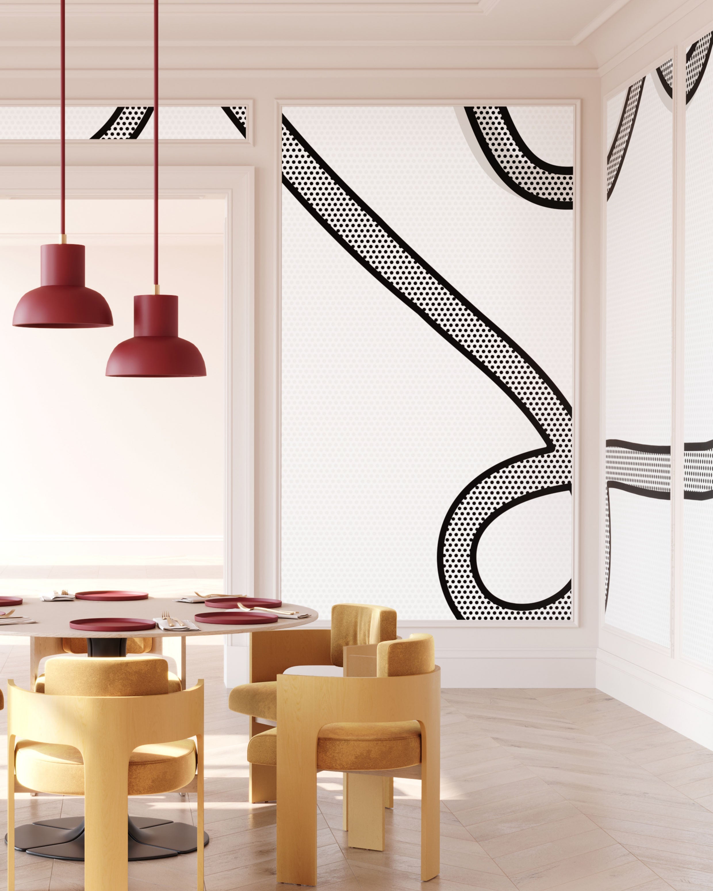 McFly© Mural Wallpaper in Black + White