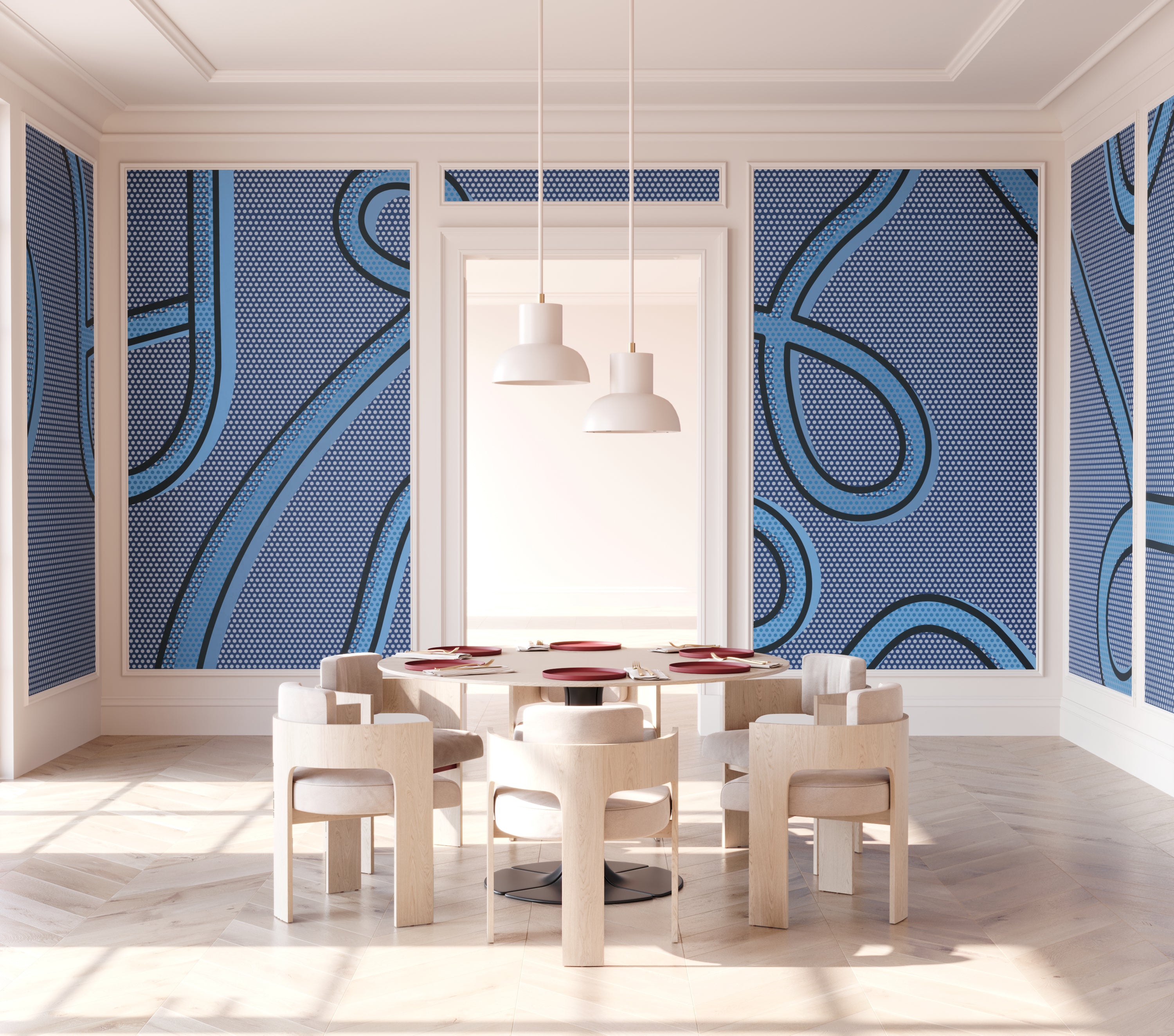 McFly© Mural Wallpaper in Denim