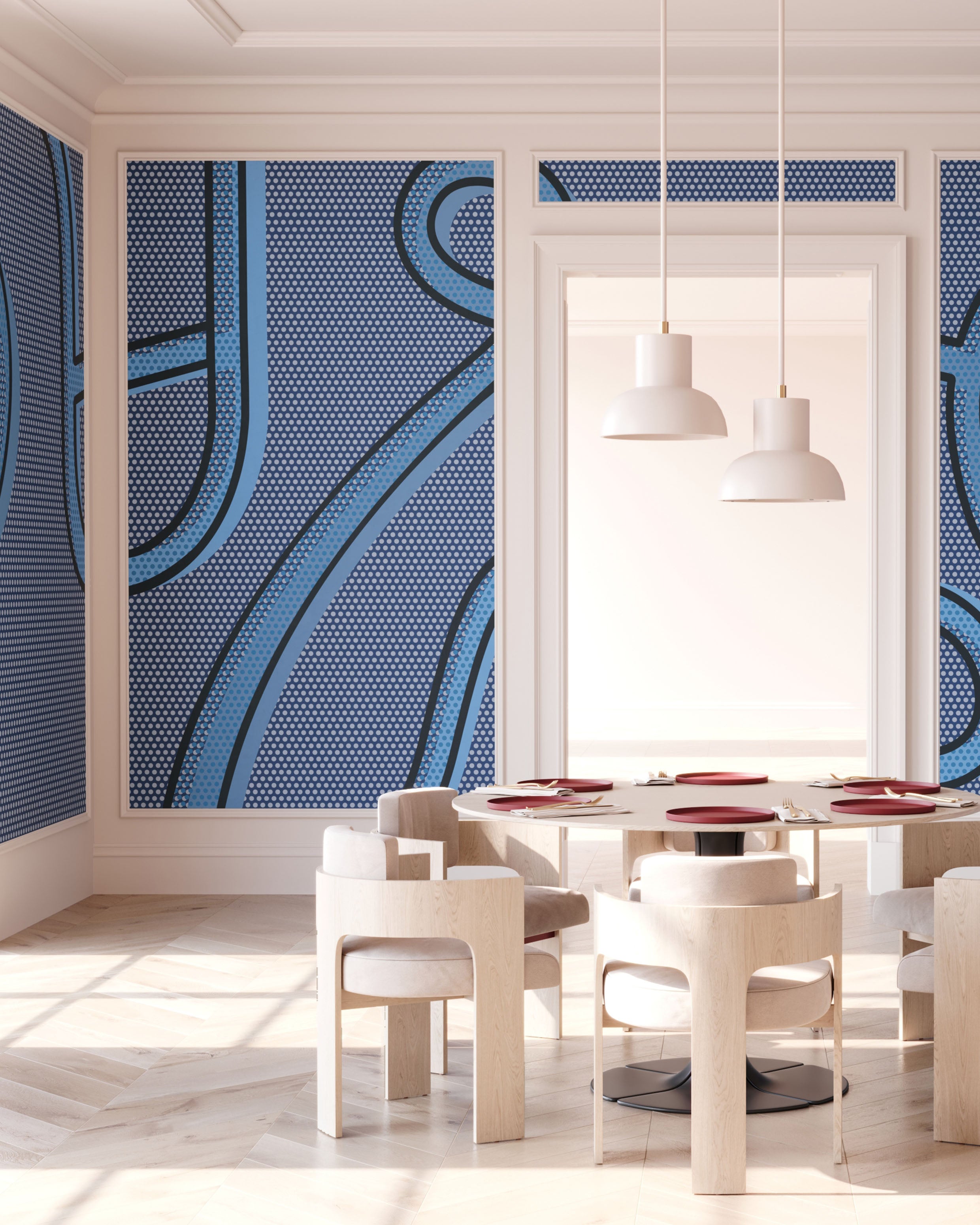 McFly© Mural Wallpaper in Denim