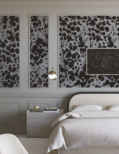 Midnight Oil© Wallpaper in Stone Blue