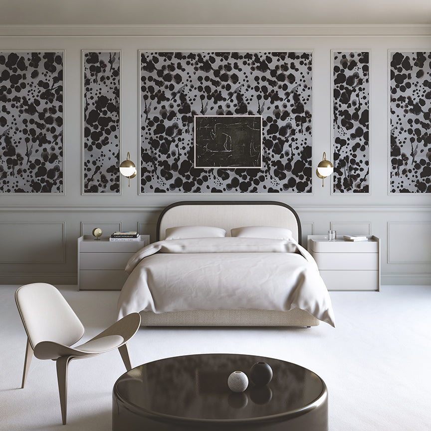 Midnight Oil© Wallpaper in Stone Blue