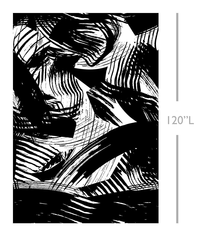 Mixed Tape© Mural Wallpaper in Black + White