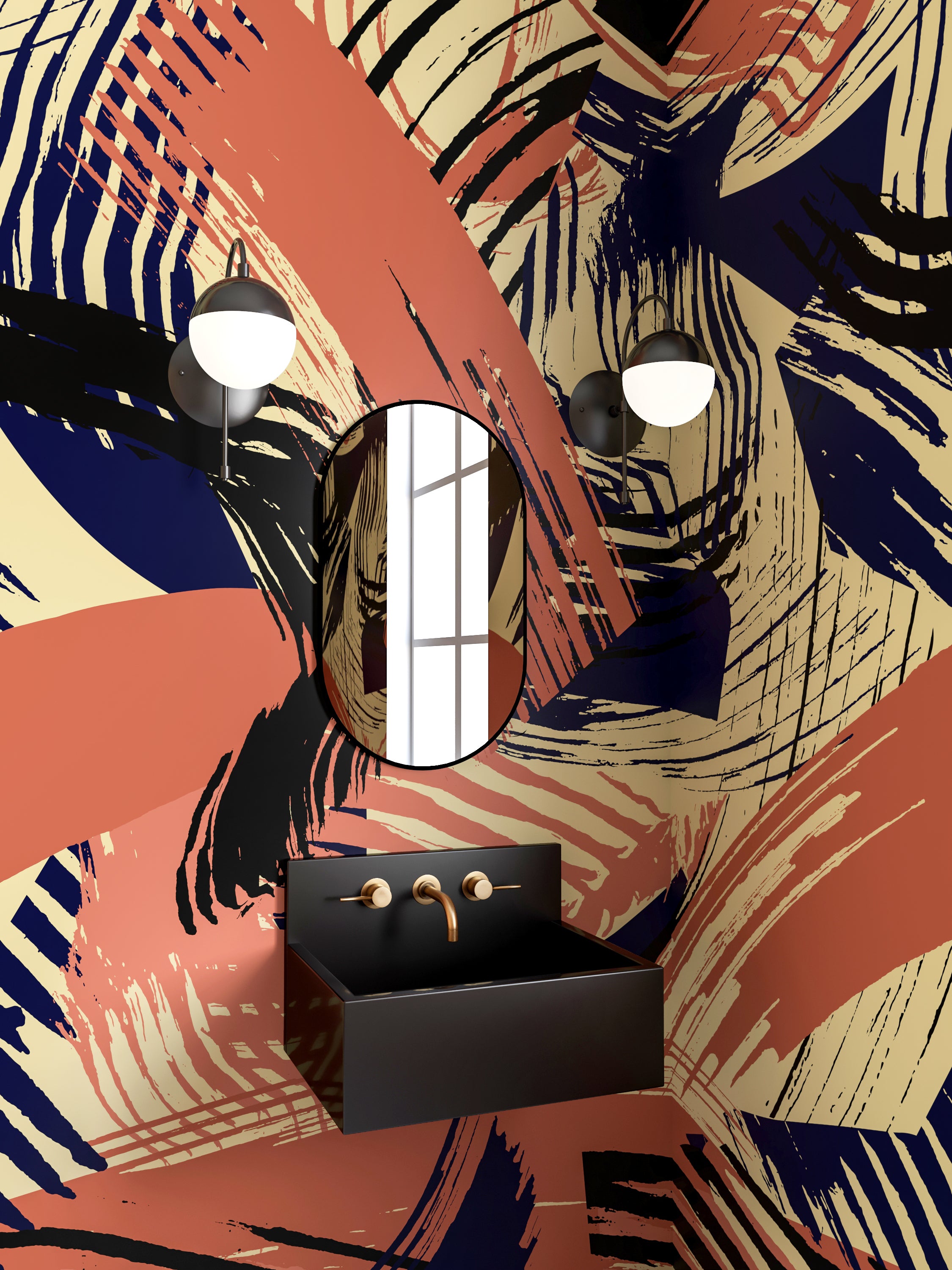 Mixed Tape© Mural Wallpaper in Leon