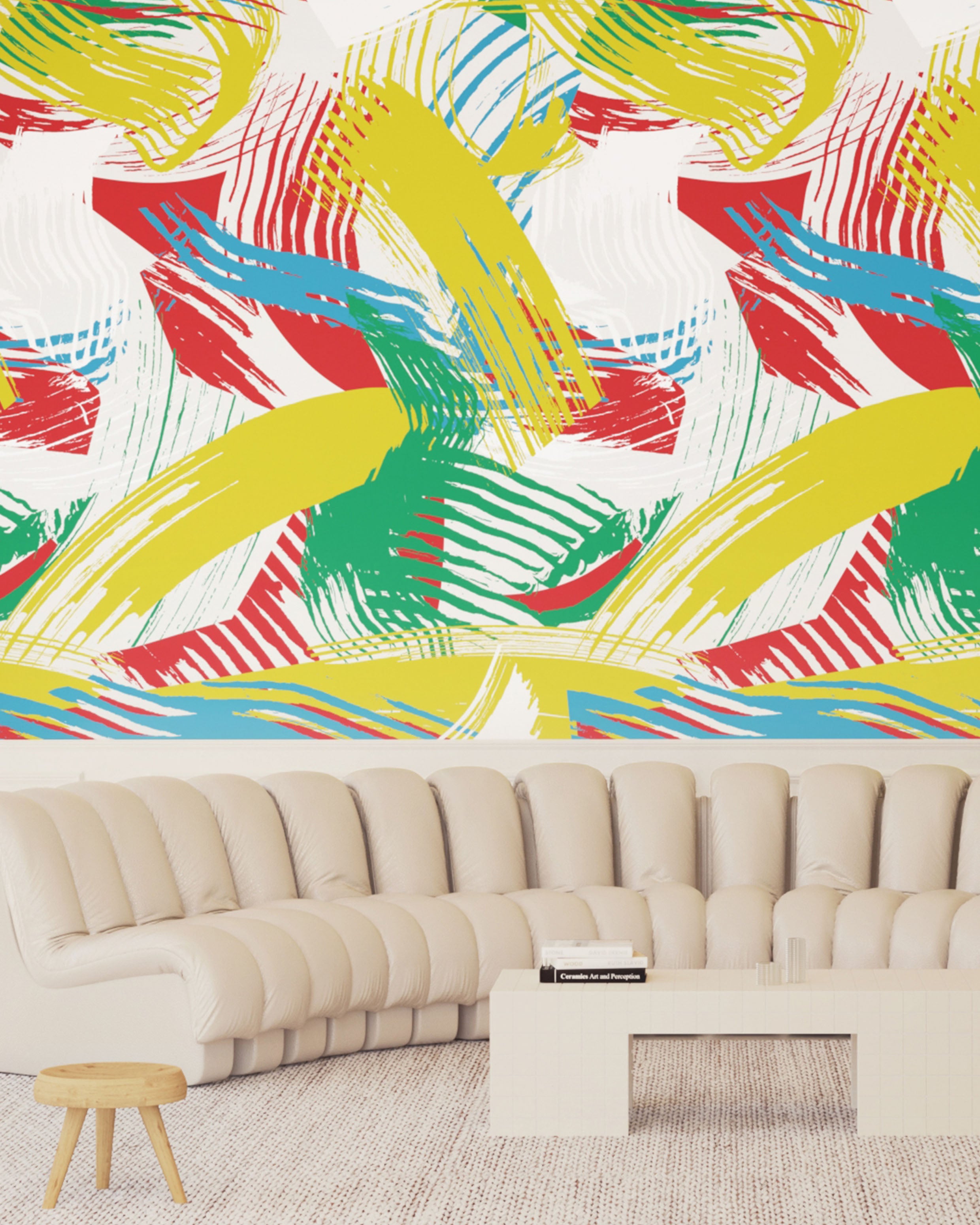 Mixed Tape© Mural Wallpaper in Louis