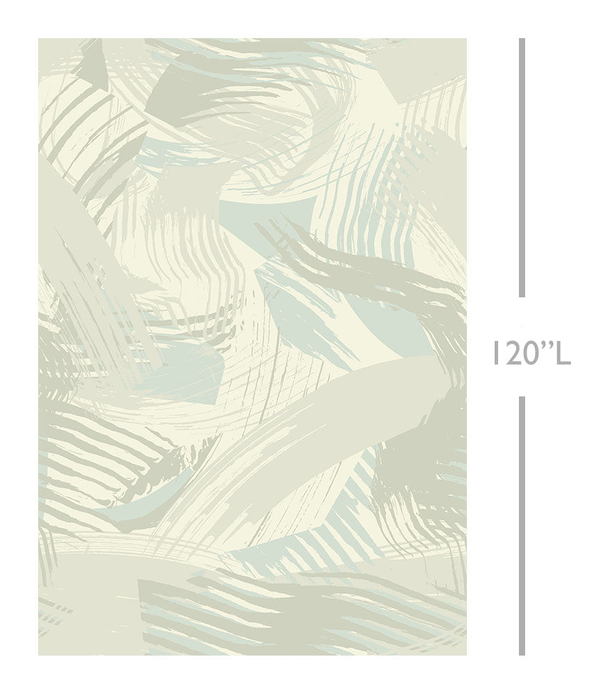 Mixed Tape© Mural Wallpaper in Sel Gris