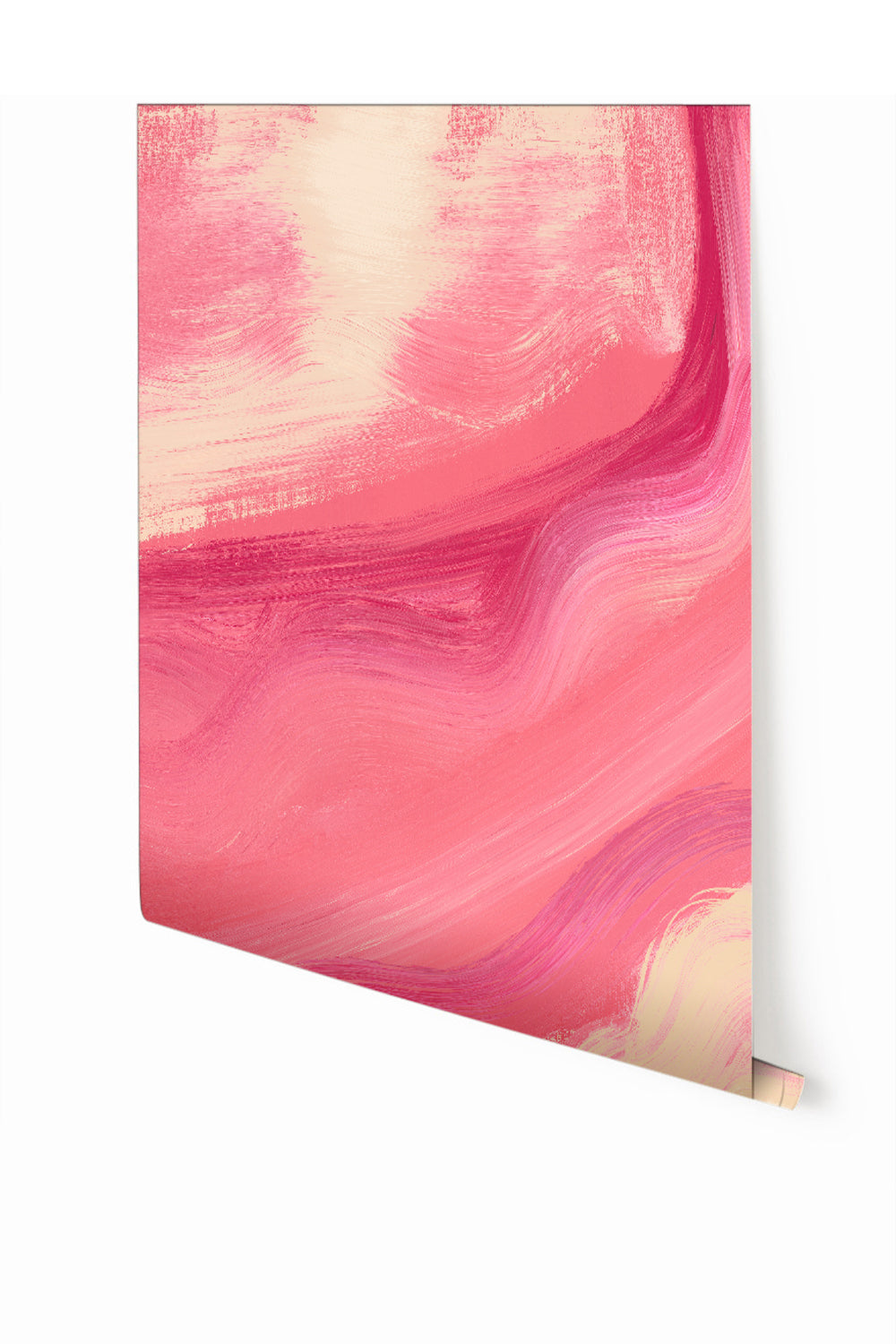 Modern Art© Mural Wallpaper in Fuchsia