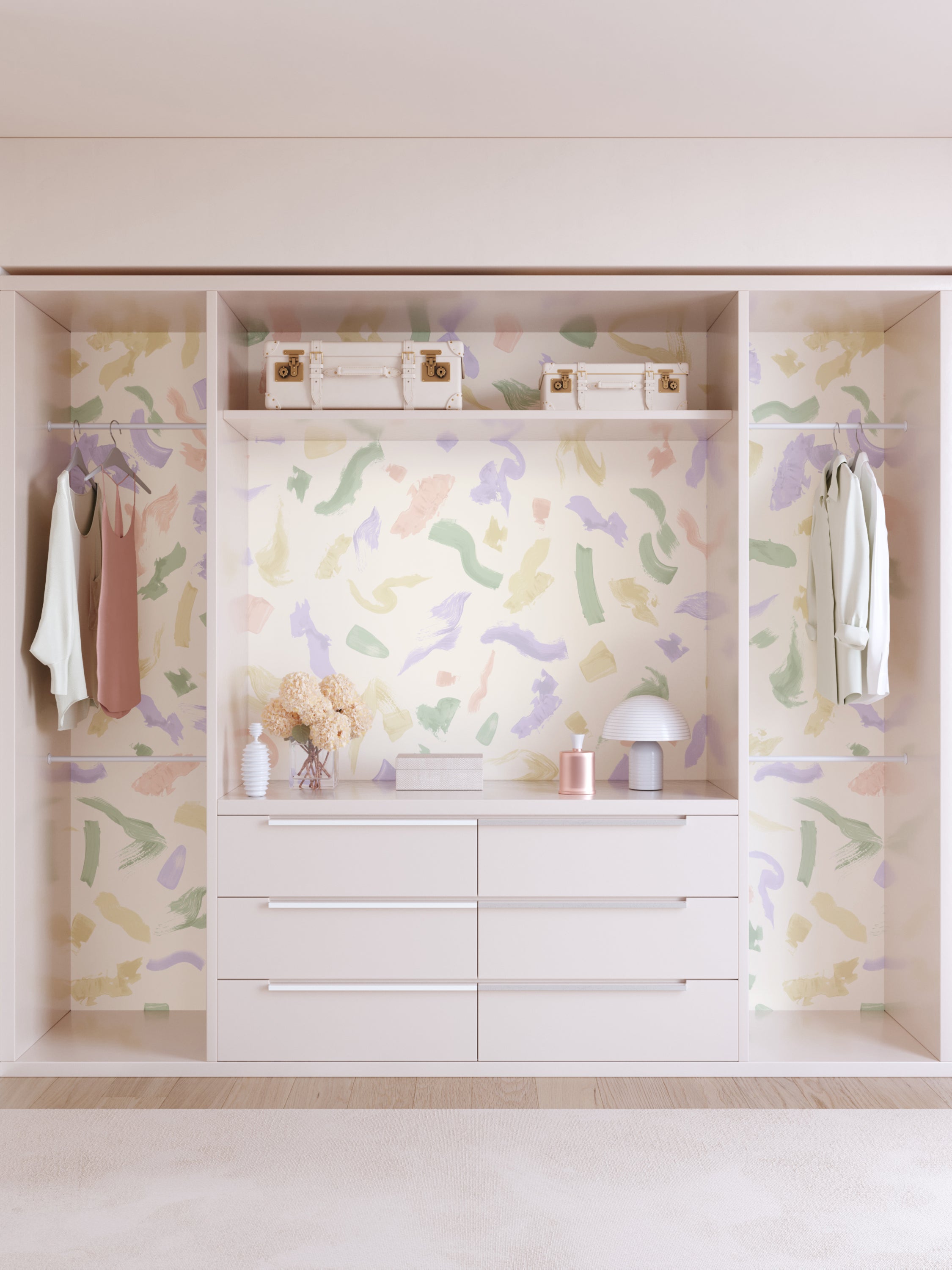 Mombasa© Wallpaper in Pastel