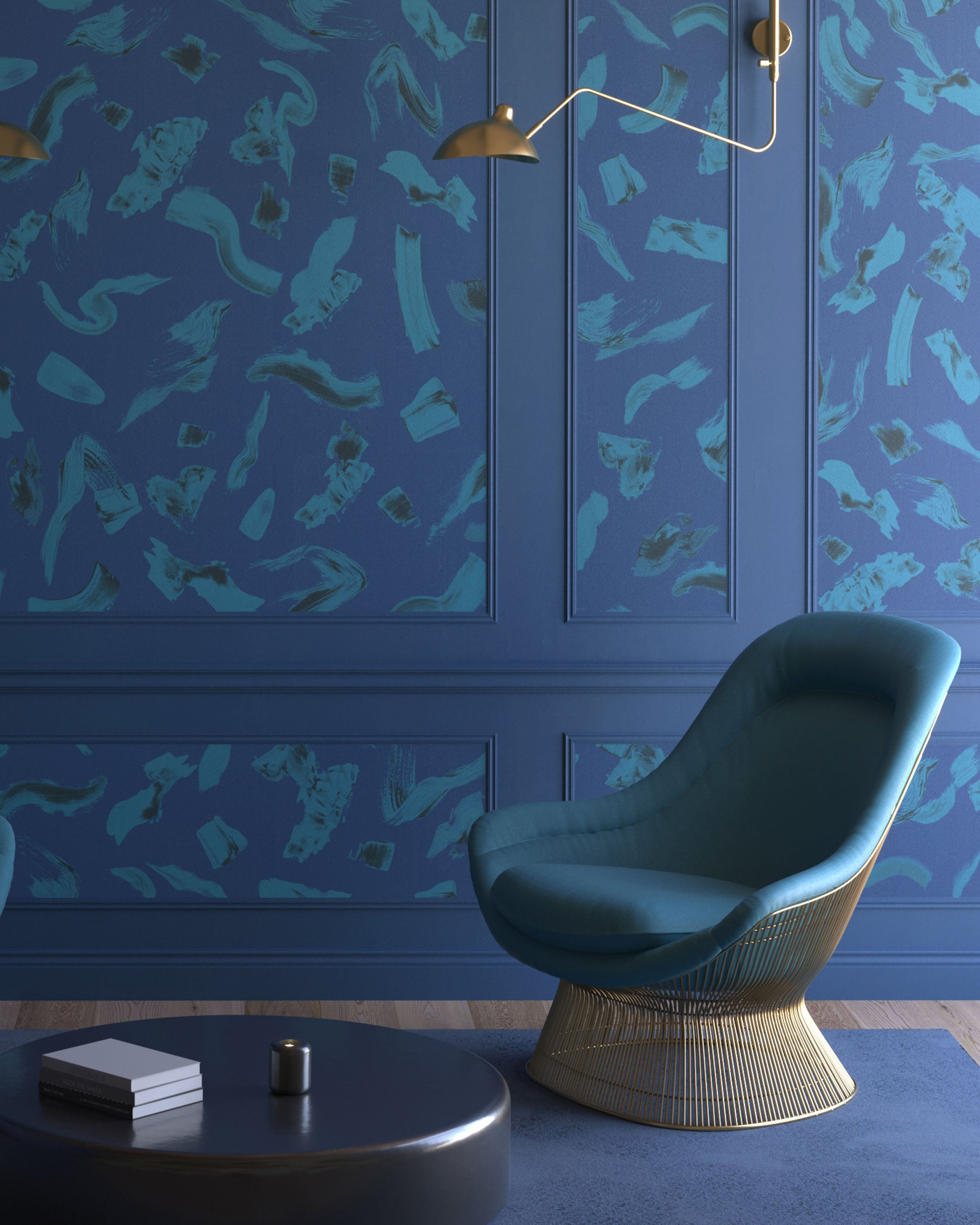 Mombasa© Wallpaper in Sapphire