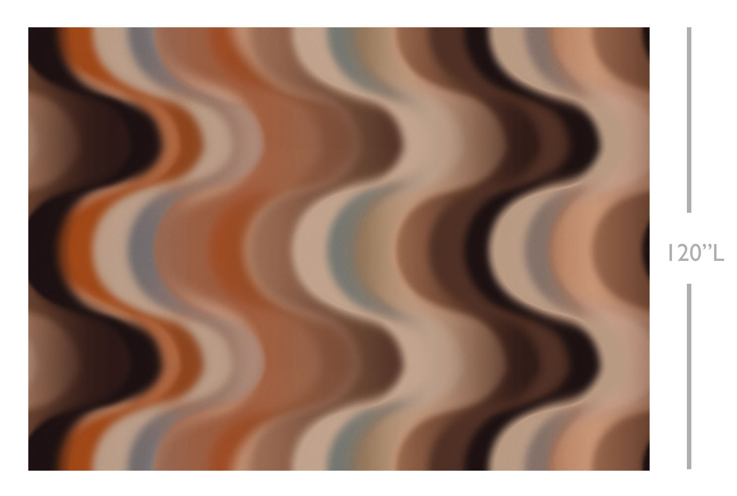 Oceanic© Mural Wallpaper in Agate