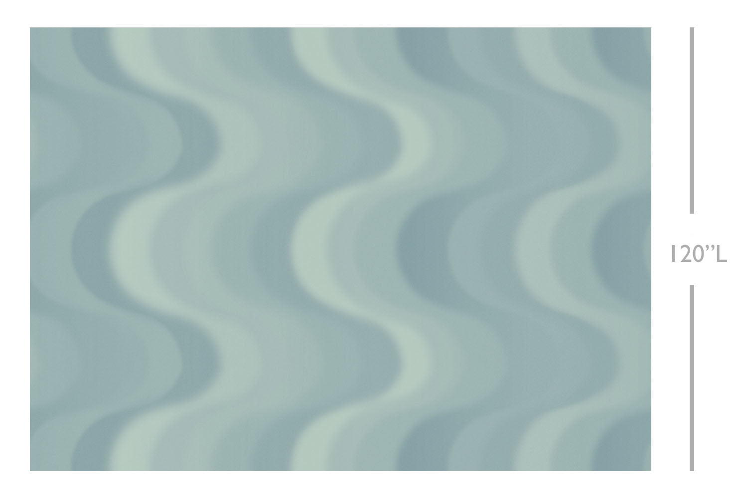 Oceanic© Mural Wallpaper in Denim