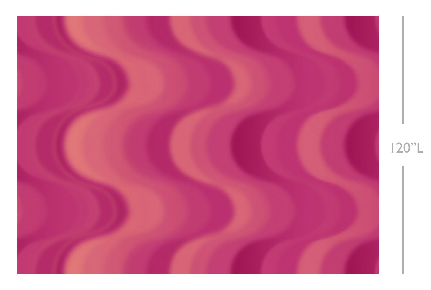 Oceanic© Mural Wallpaper in Fuchsia