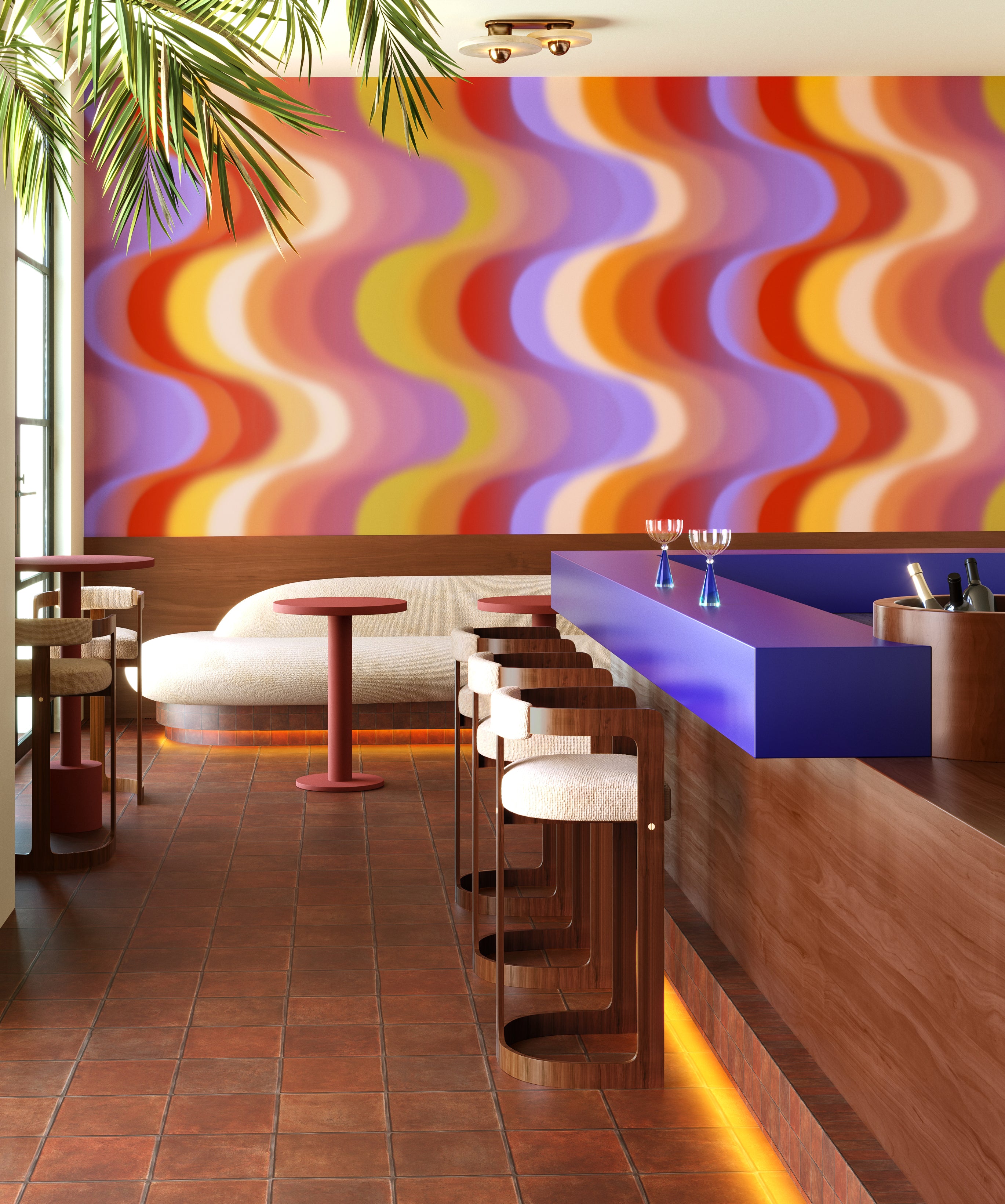 Oceanic© Mural Wallpaper in Margherita