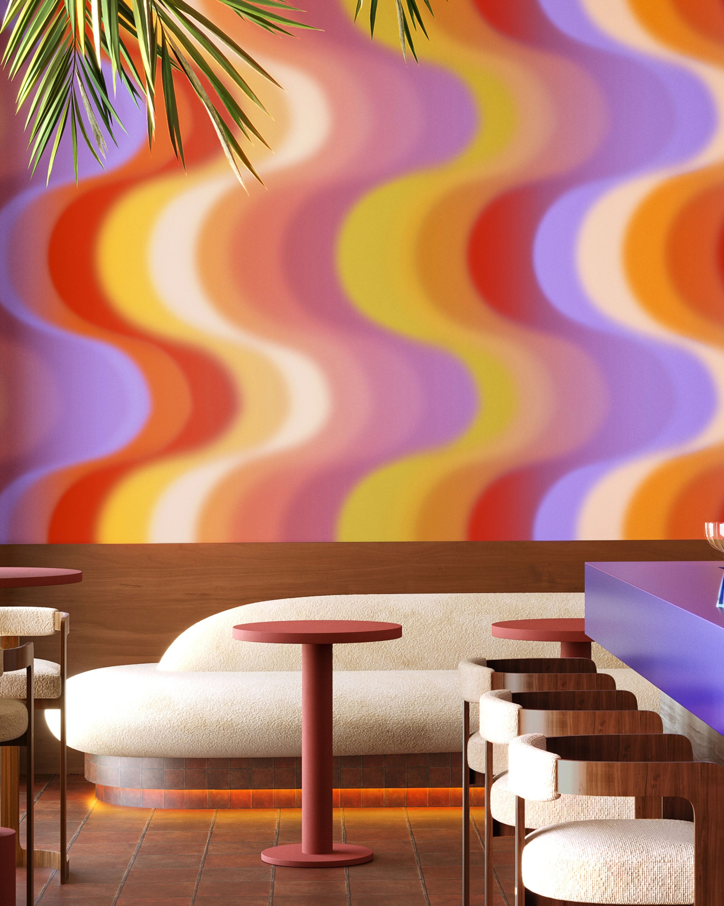 Oceanic© Mural Wallpaper in Margherita