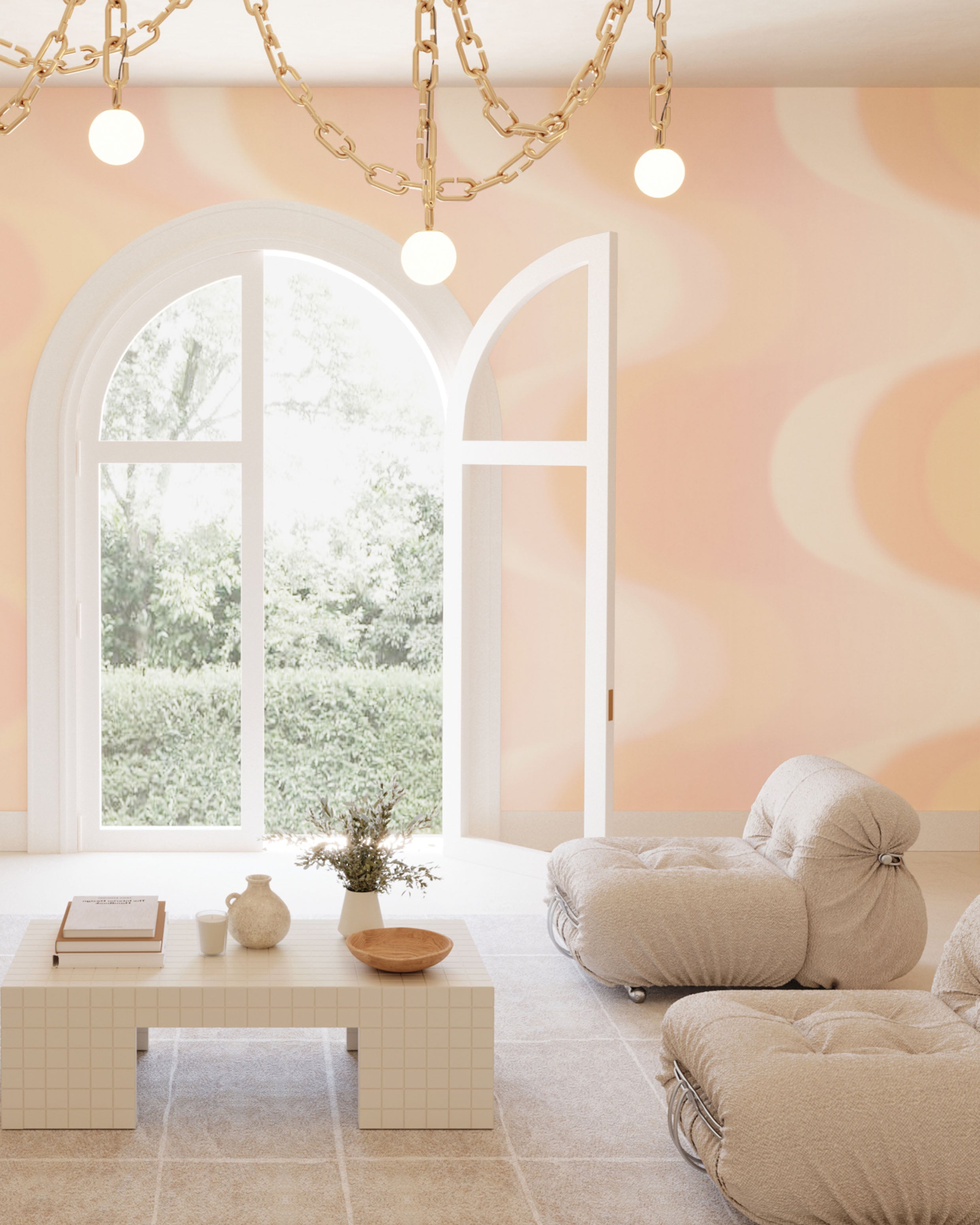 Oceanic© Mural Wallpaper in Popsicle