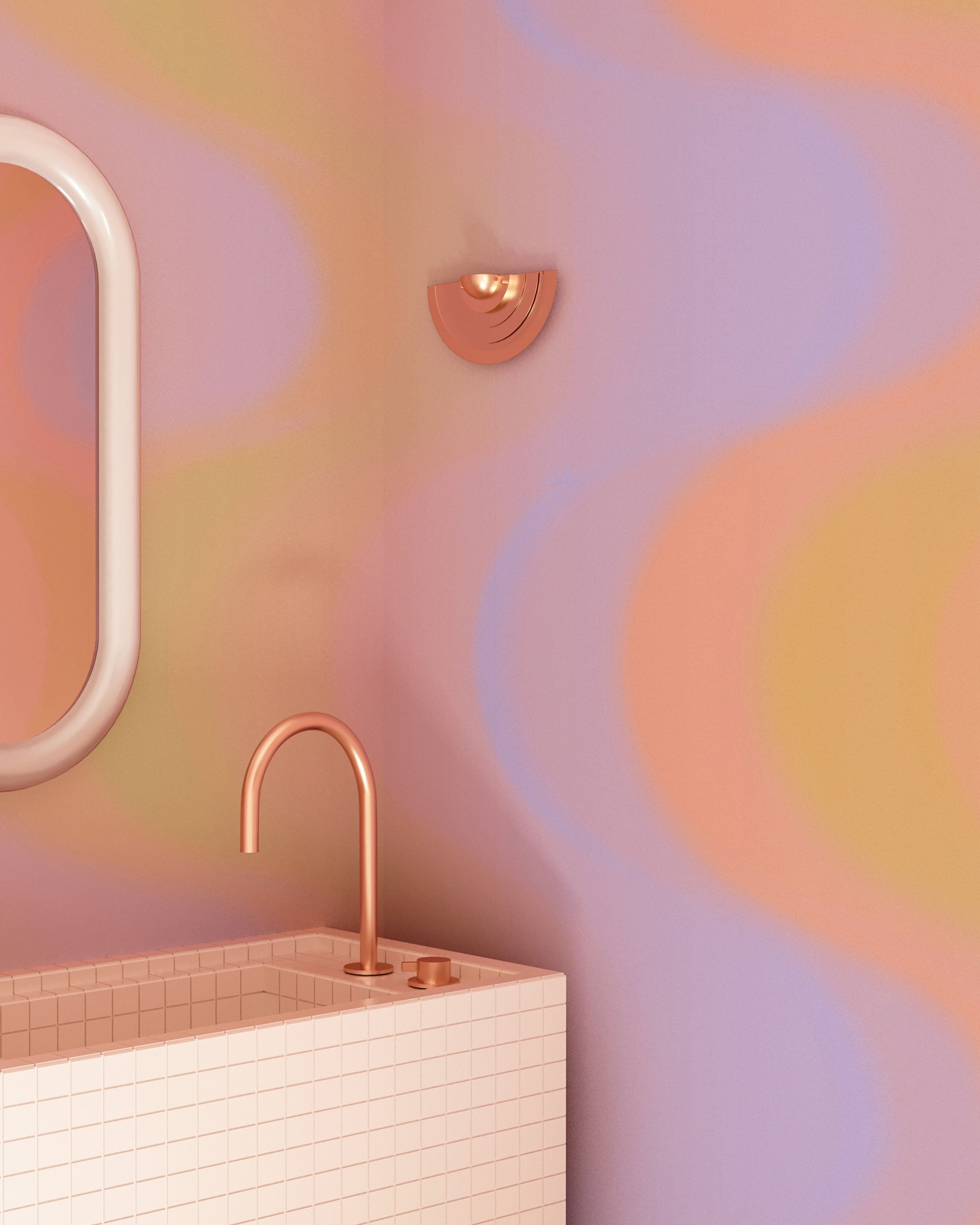 Oceanic© Mural Wallpaper in Sunburst