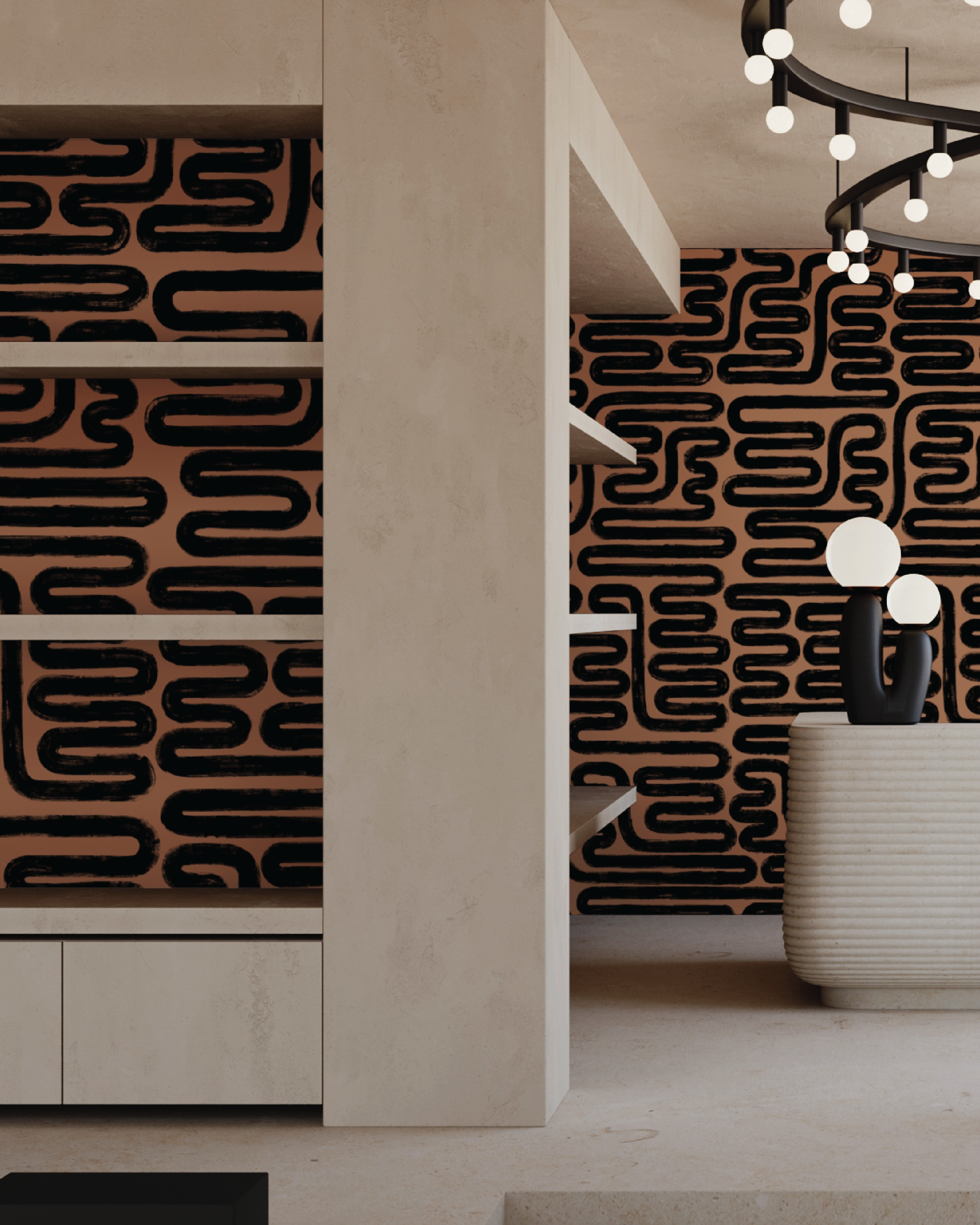 Pac-Man© Wallpaper in Beetlejuice + Black