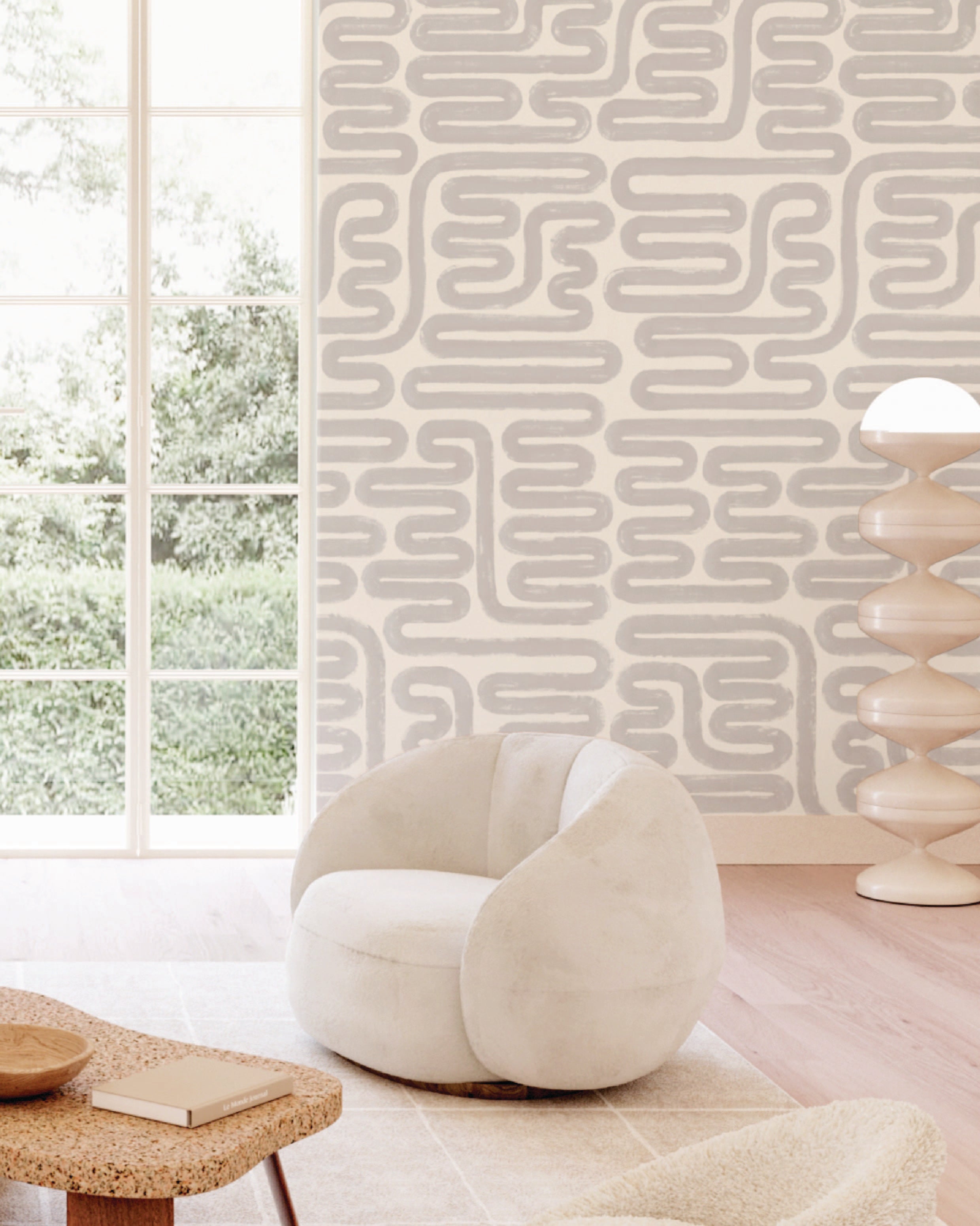 Pac-Man© Wallpaper in Fog